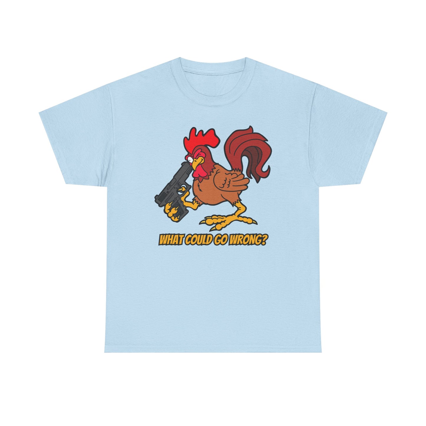 "Don't Point Your Glock at Your..." Unisex Heavy Cotton Tee