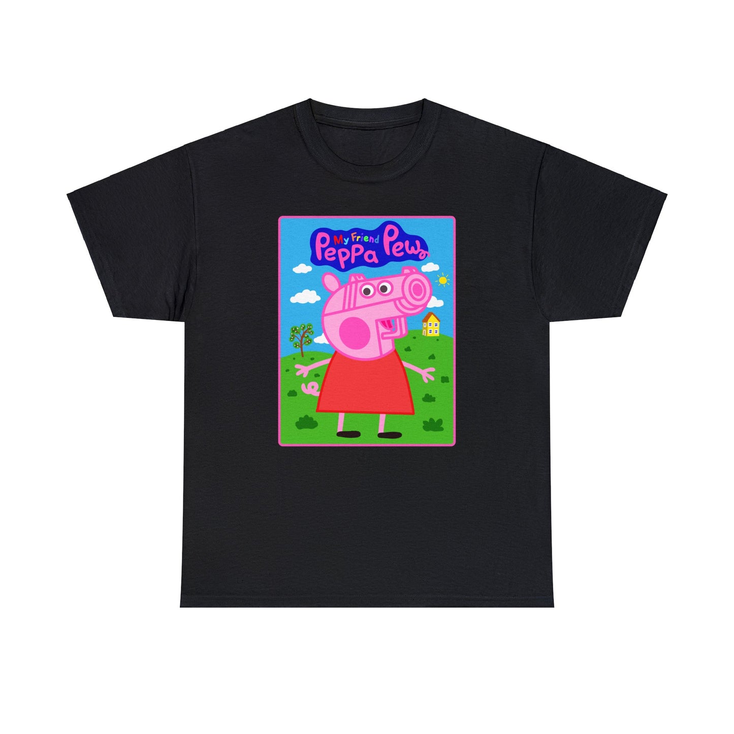 Peppa Pew Unisex Heavy Cotton Tee