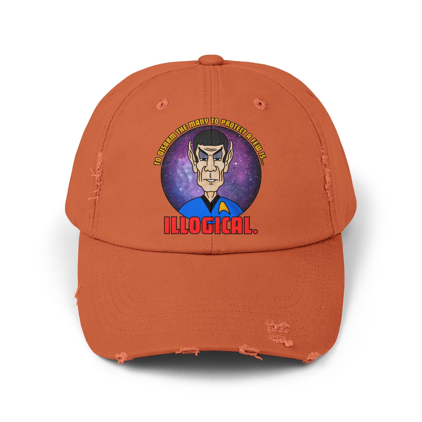 Illogical! Unisex Distressed Cap