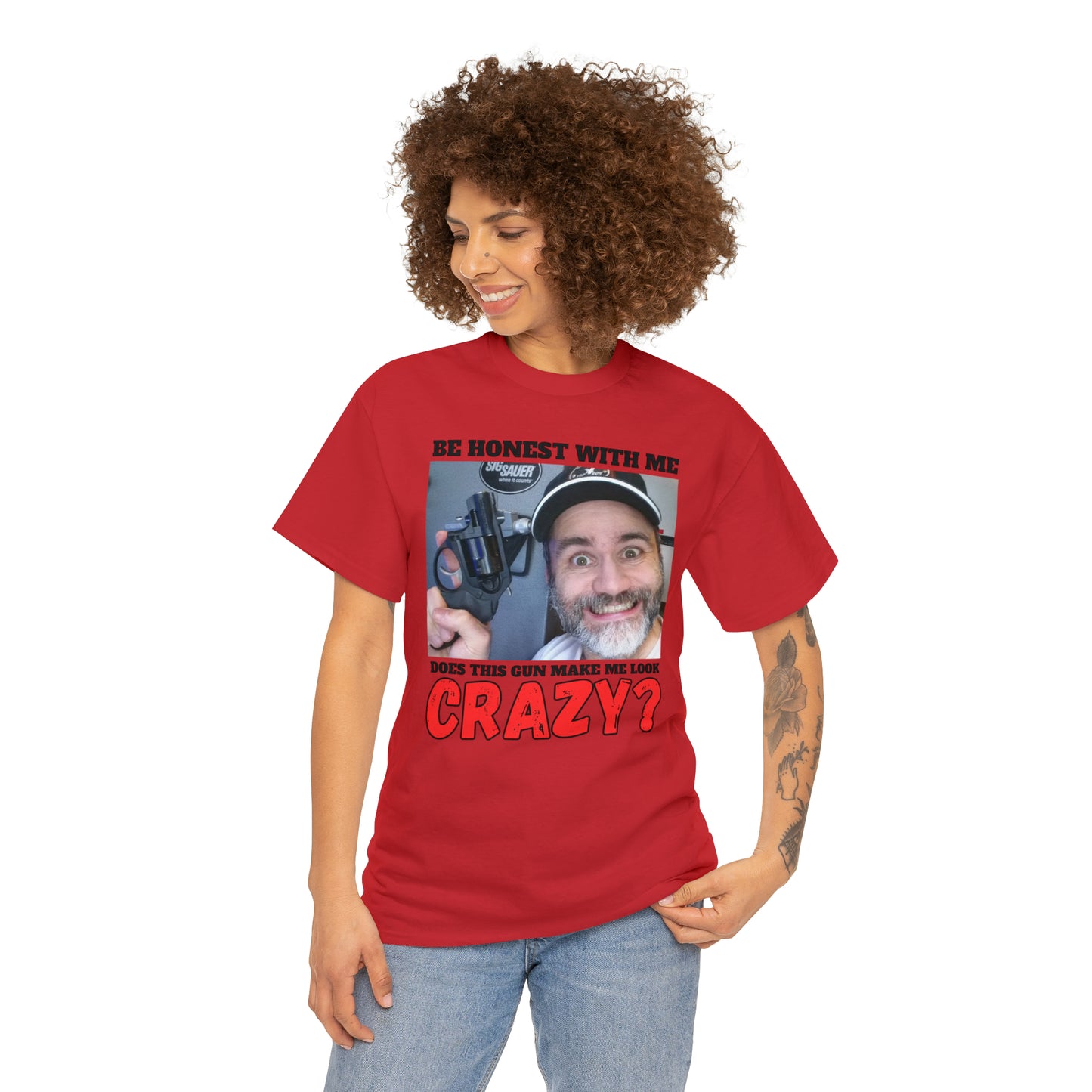 Crazy? Unisex Heavy Cotton Tee