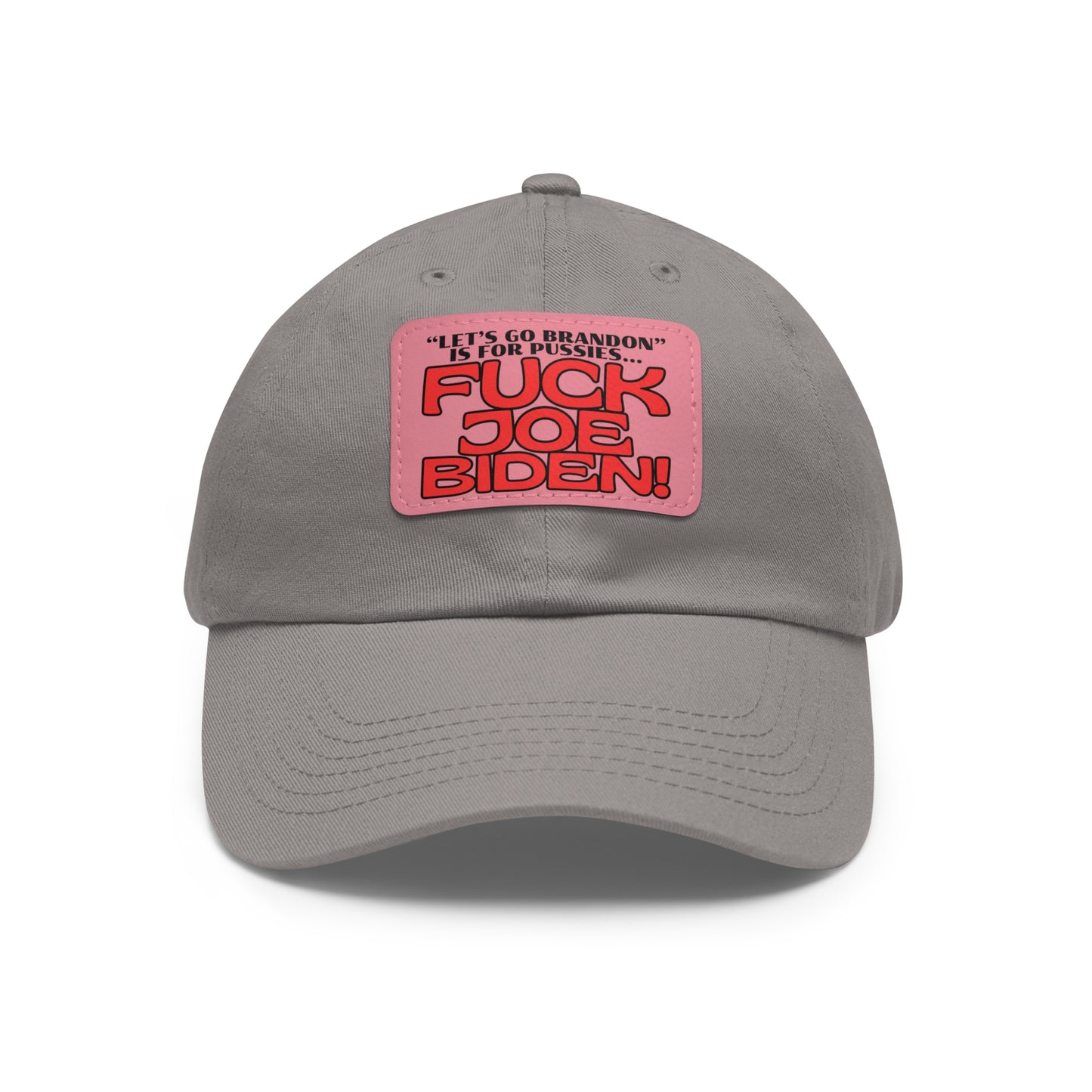F' Joe Biden! Dad Hat with Leather Patch (Rectangle)
