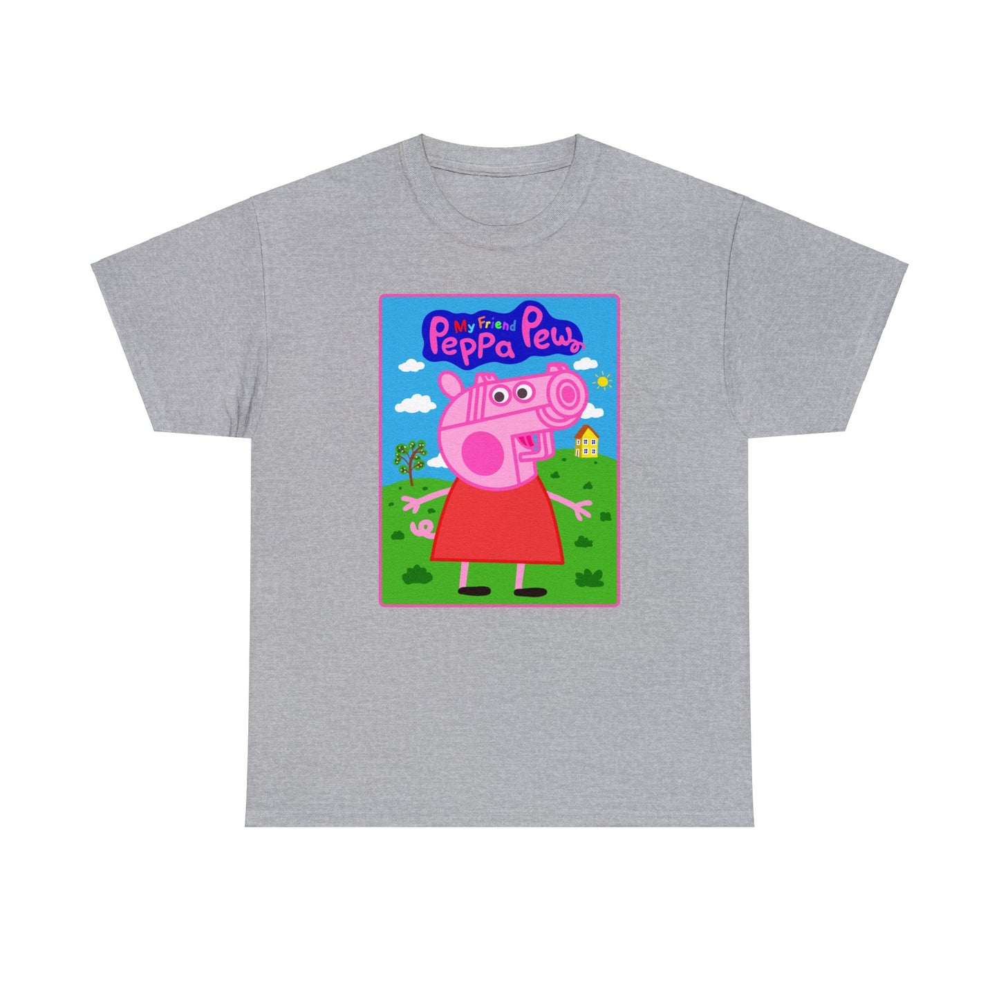Peppa Pew Unisex Heavy Cotton Tee