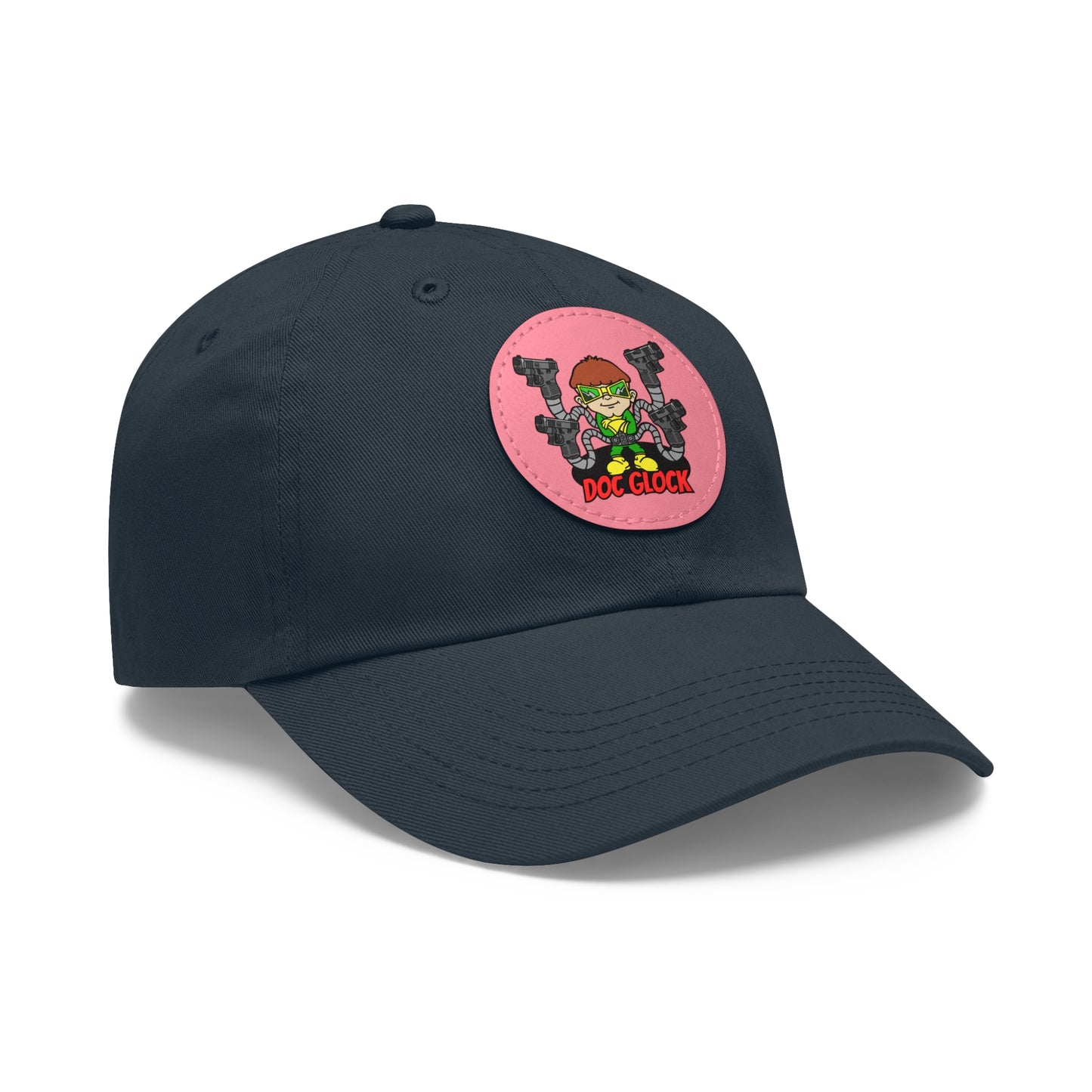 Doc Glock! Dad Hat with Leather Patch (Round)