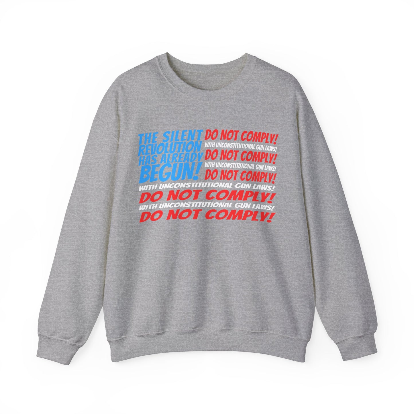 Silent Revolution! Unisex Heavy Blend™ Crewneck Sweatshirt