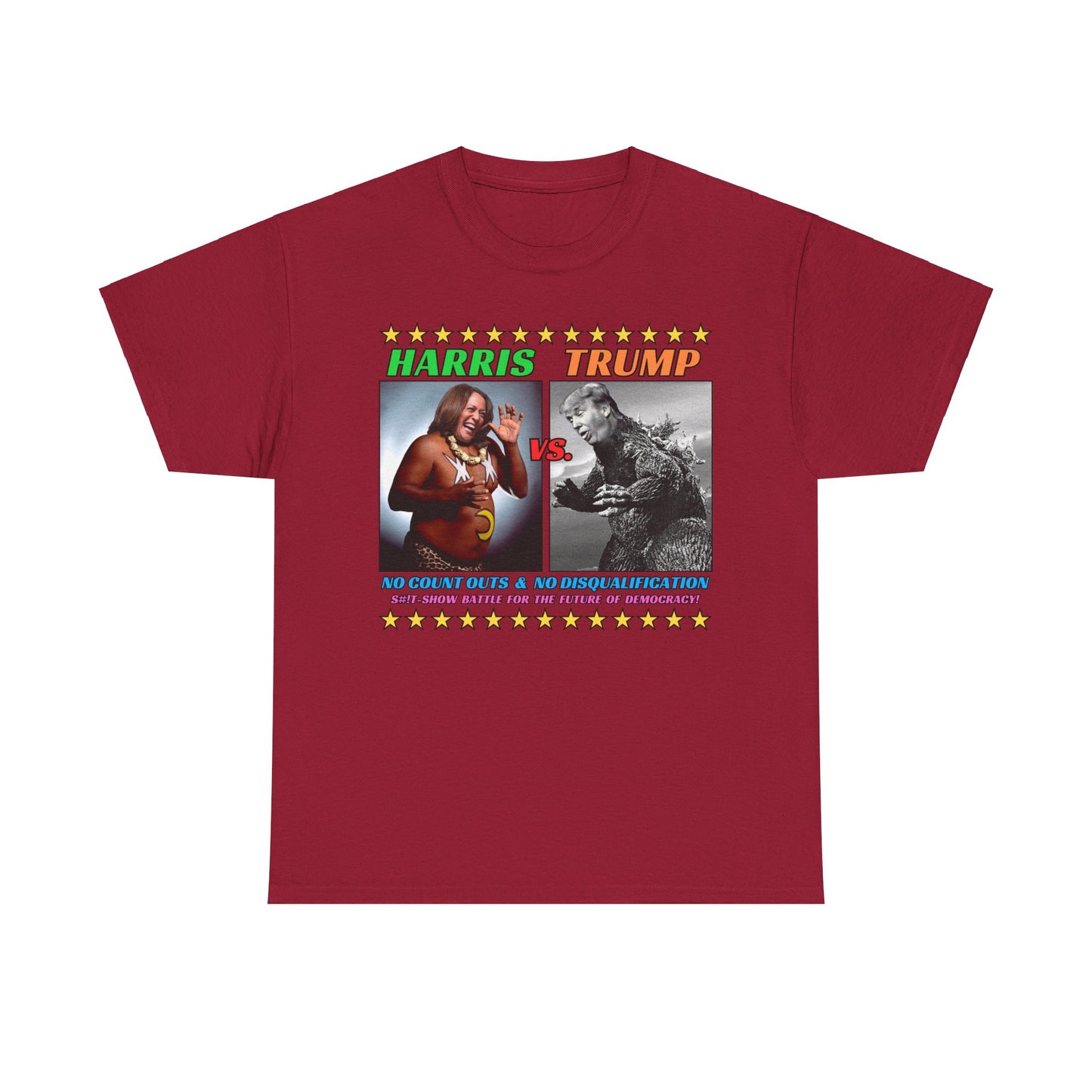 Harris v. Trump! Unisex Heavy Cotton Tee