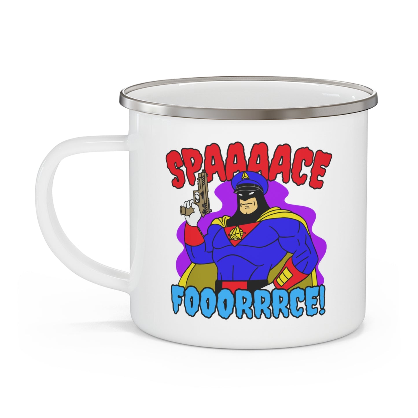 Space Force! Enamel Camping Mug