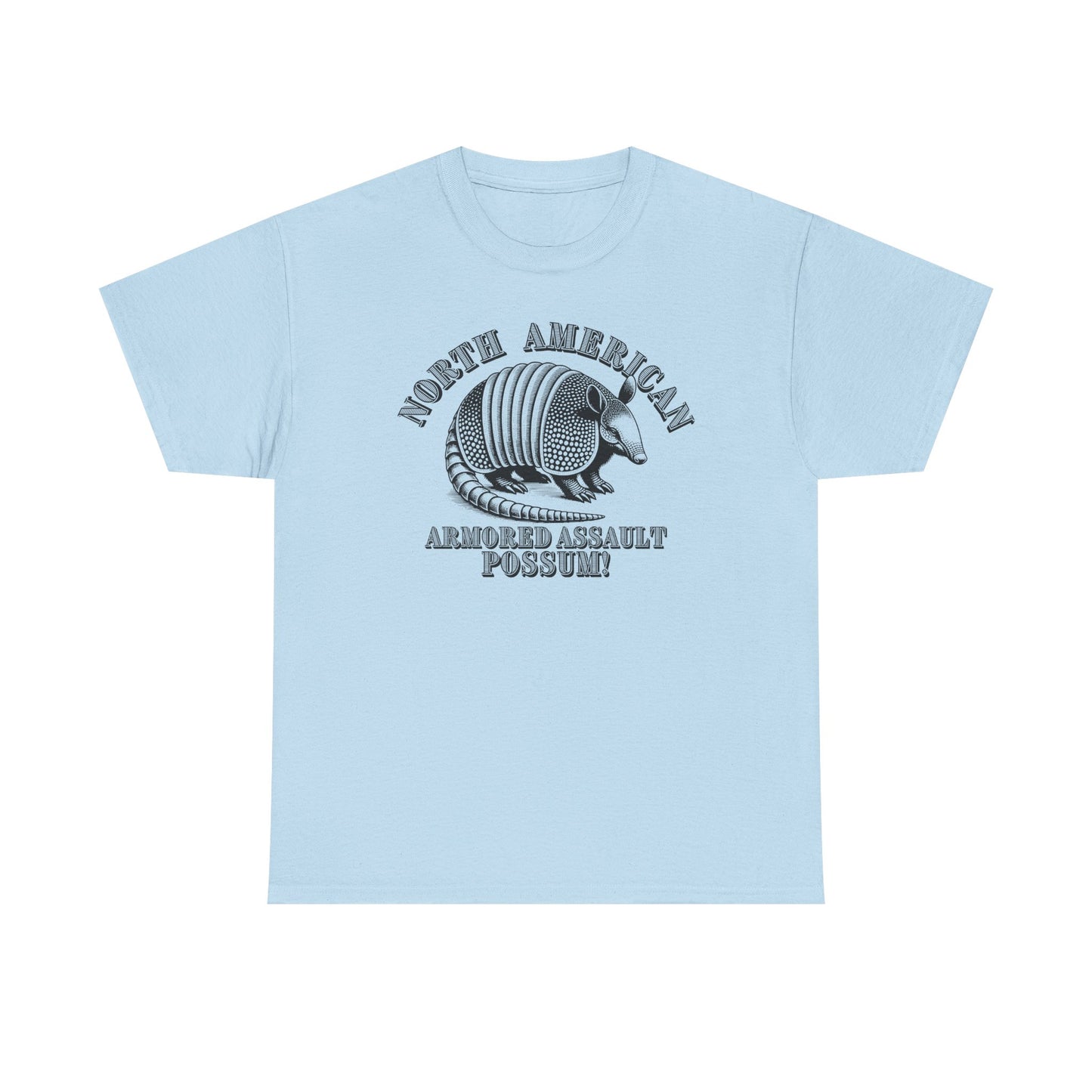 Armored Assault Possum! Unisex Heavy Cotton Tee