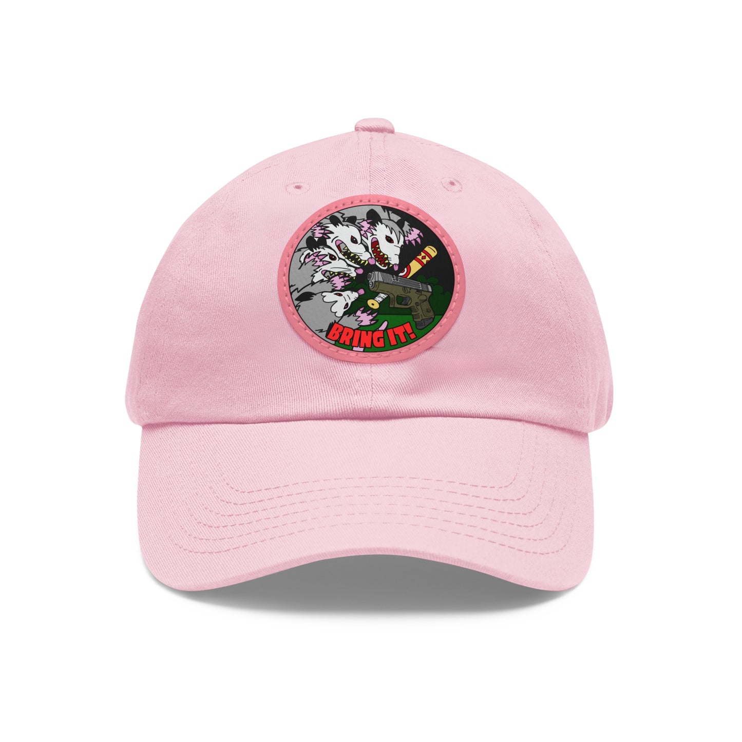 Gary's Last Stand! Dad Hat with Leather Patch (Round)