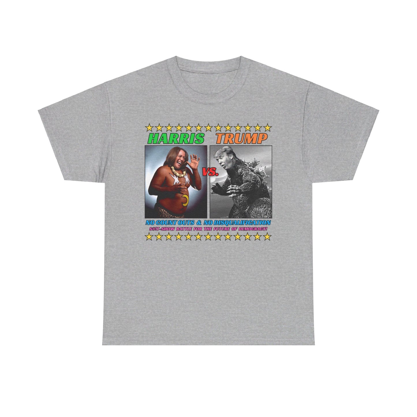 Harris v. Trump! Unisex Heavy Cotton Tee