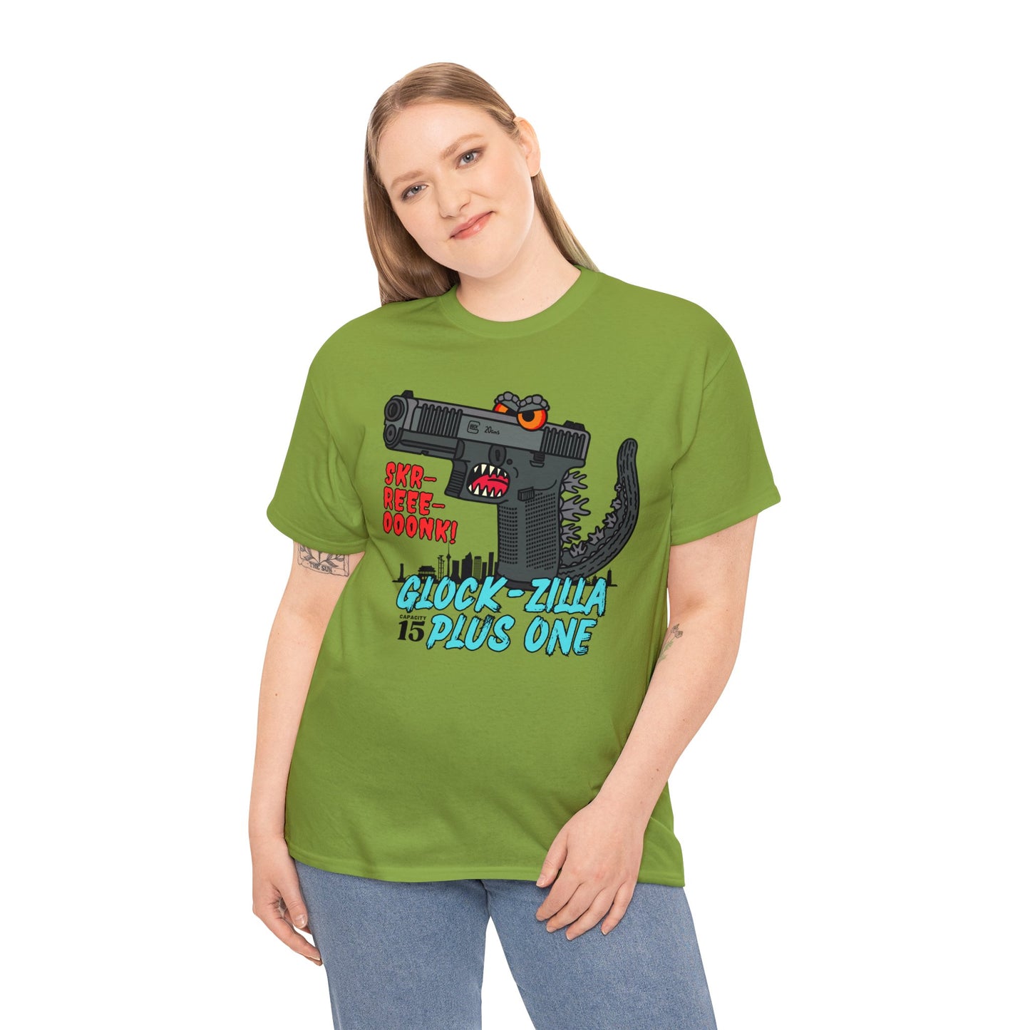 Glock-zilla! Unisex Heavy Cotton Tee