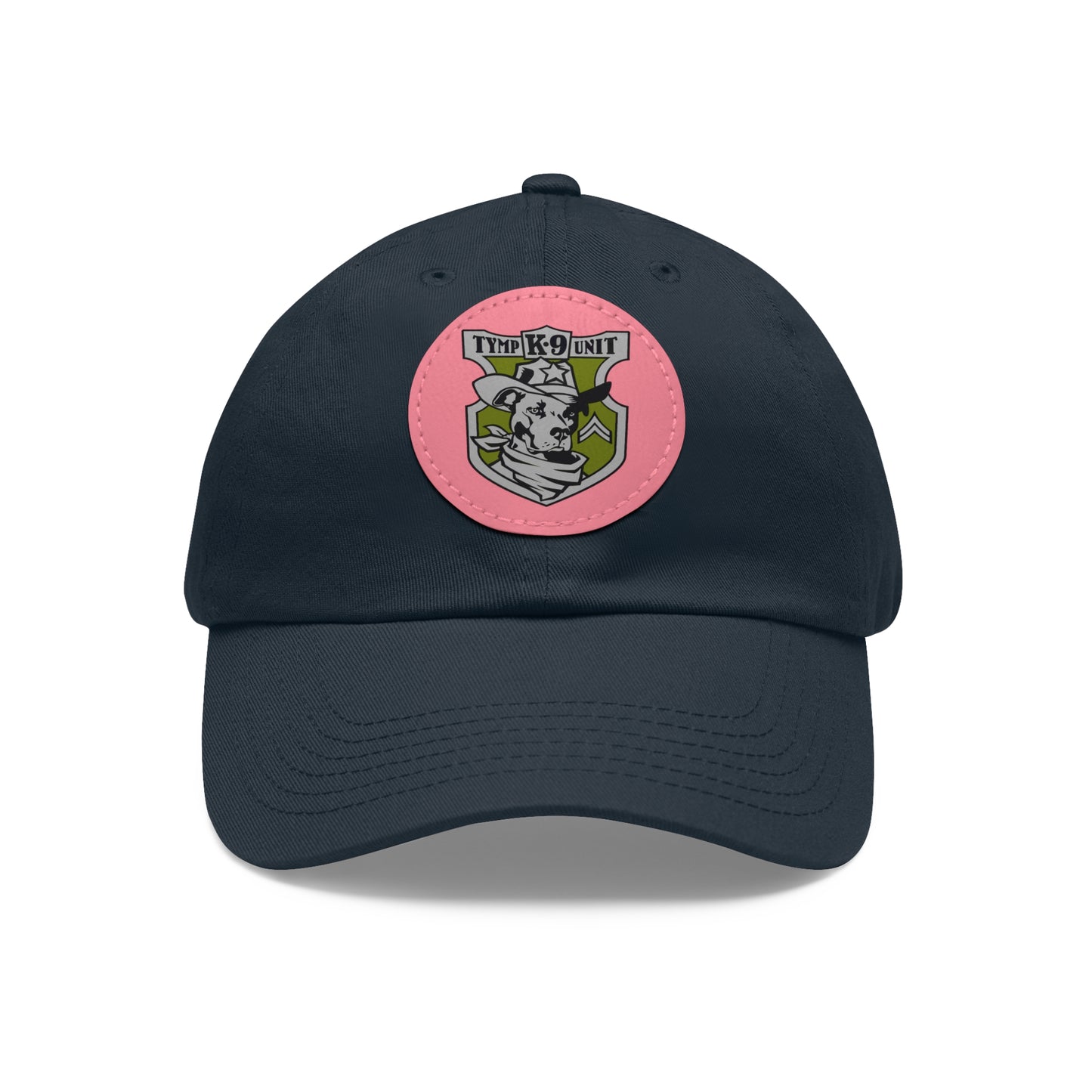 K9 Unit Corporel Dad Hat with Leather Patch (Round)