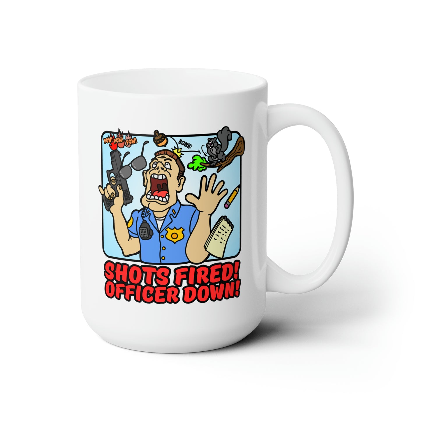 Shots Fired! Ceramic Mug 15oz
