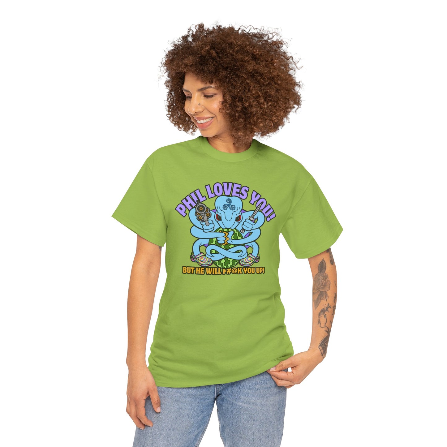 Phil Loves You! Unisex Heavy Cotton Tee
