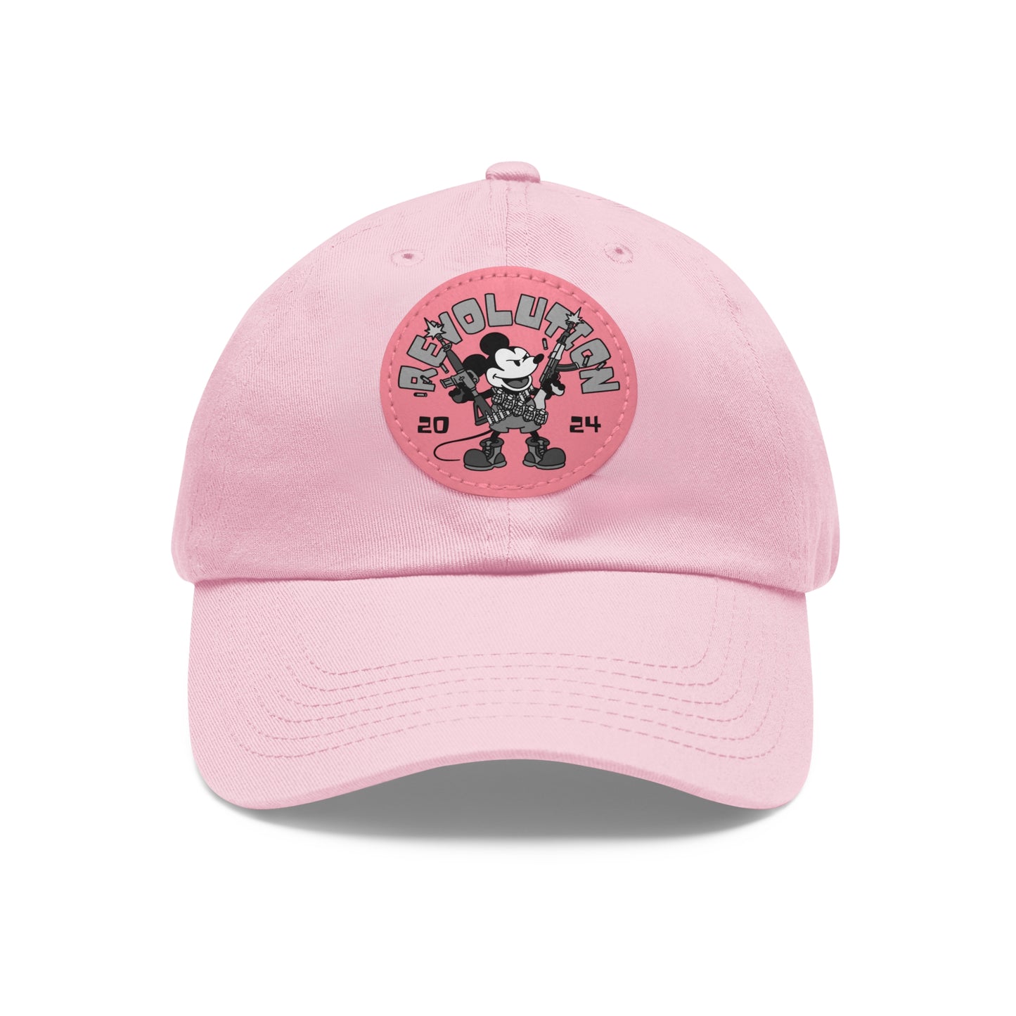 Revolutionary Willie! Dad Hat with Leather Patch (Round)