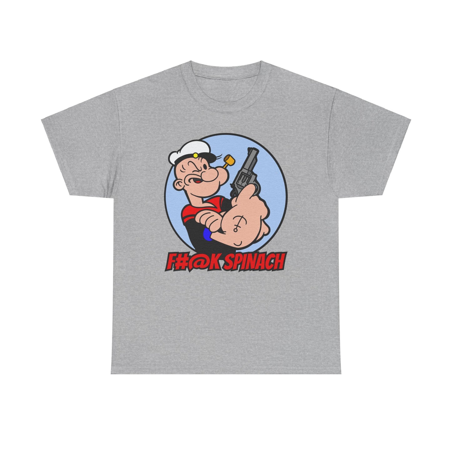 F#@K Spinach! Unisex Heavy Cotton Tee