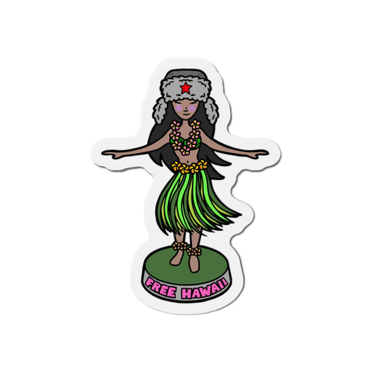 Free Hawaii! Die-Cut Magnets