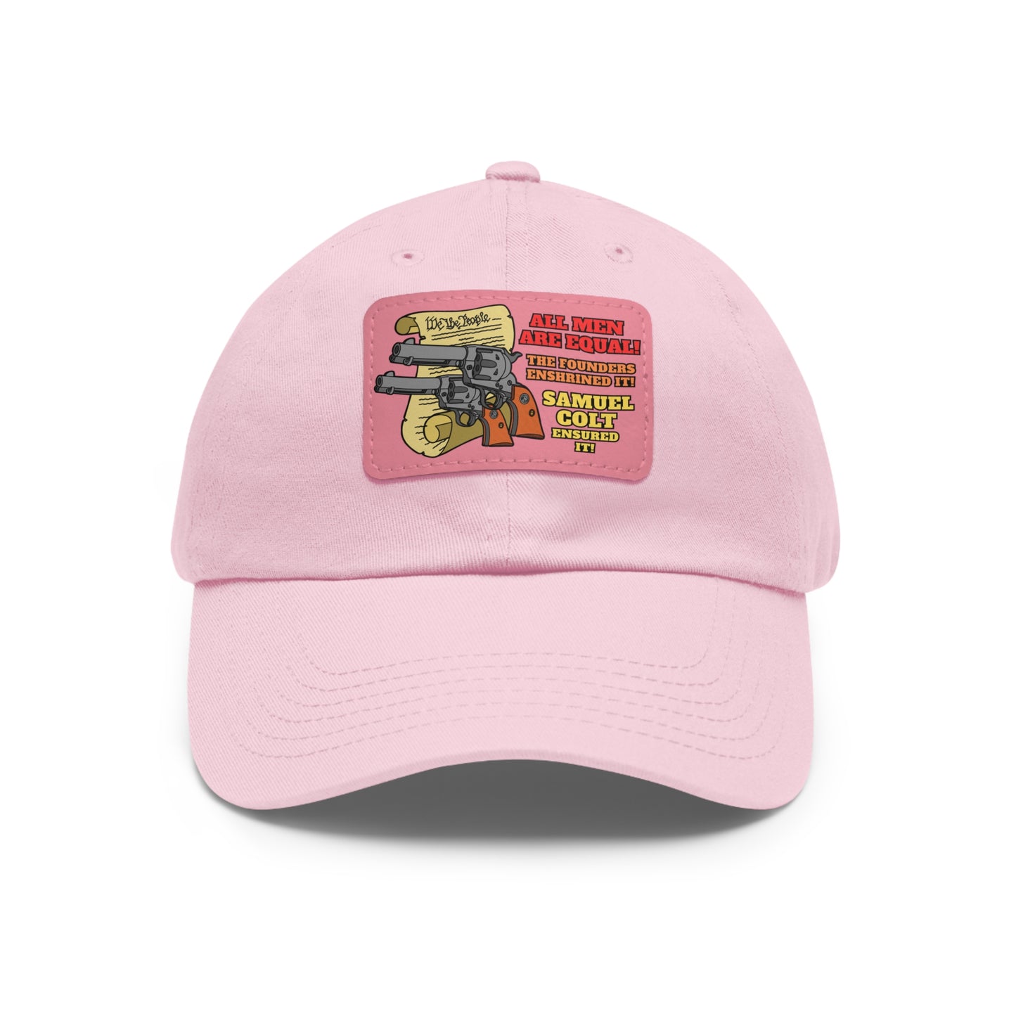 Equalizers! Dad Hat with Leather Patch (Rectangle)