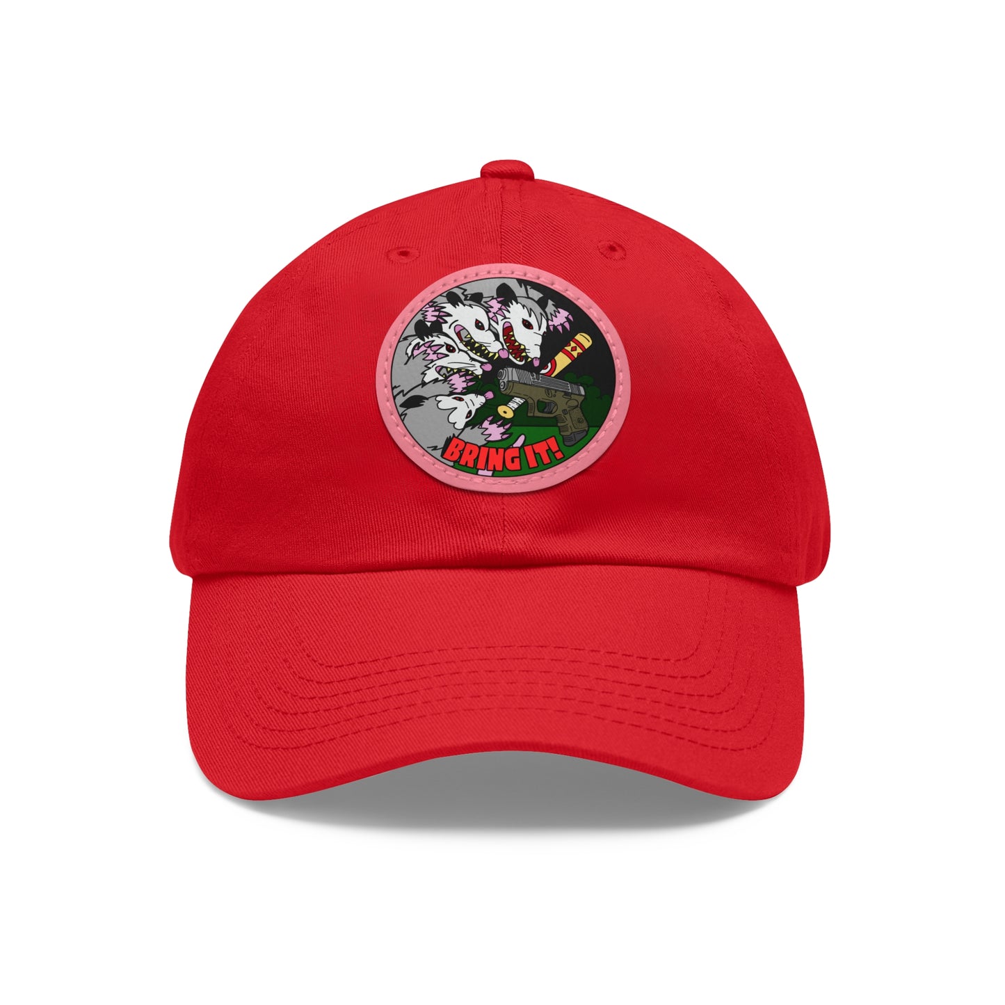 Gary's Last Stand! Dad Hat with Leather Patch (Round)