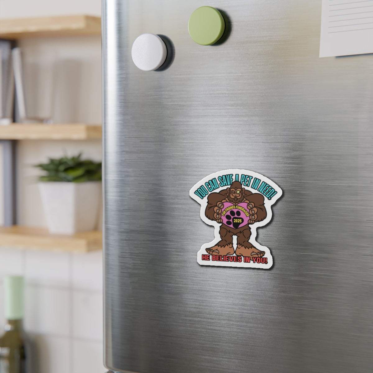 (FFF) He Believes in You! Die-Cut Magnets