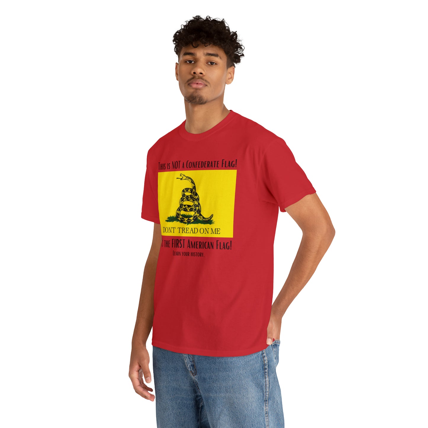 1st American Flag Unisex Heavy Cotton Tee