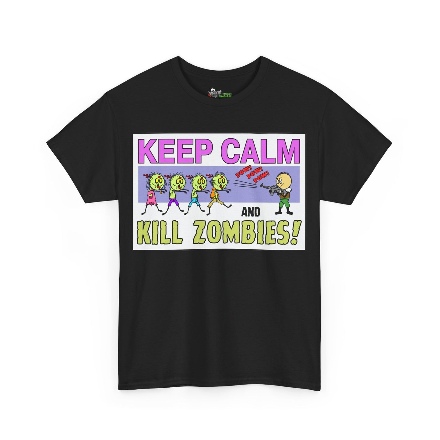 Kill Zombies! Unisex Heavy Cotton Tee