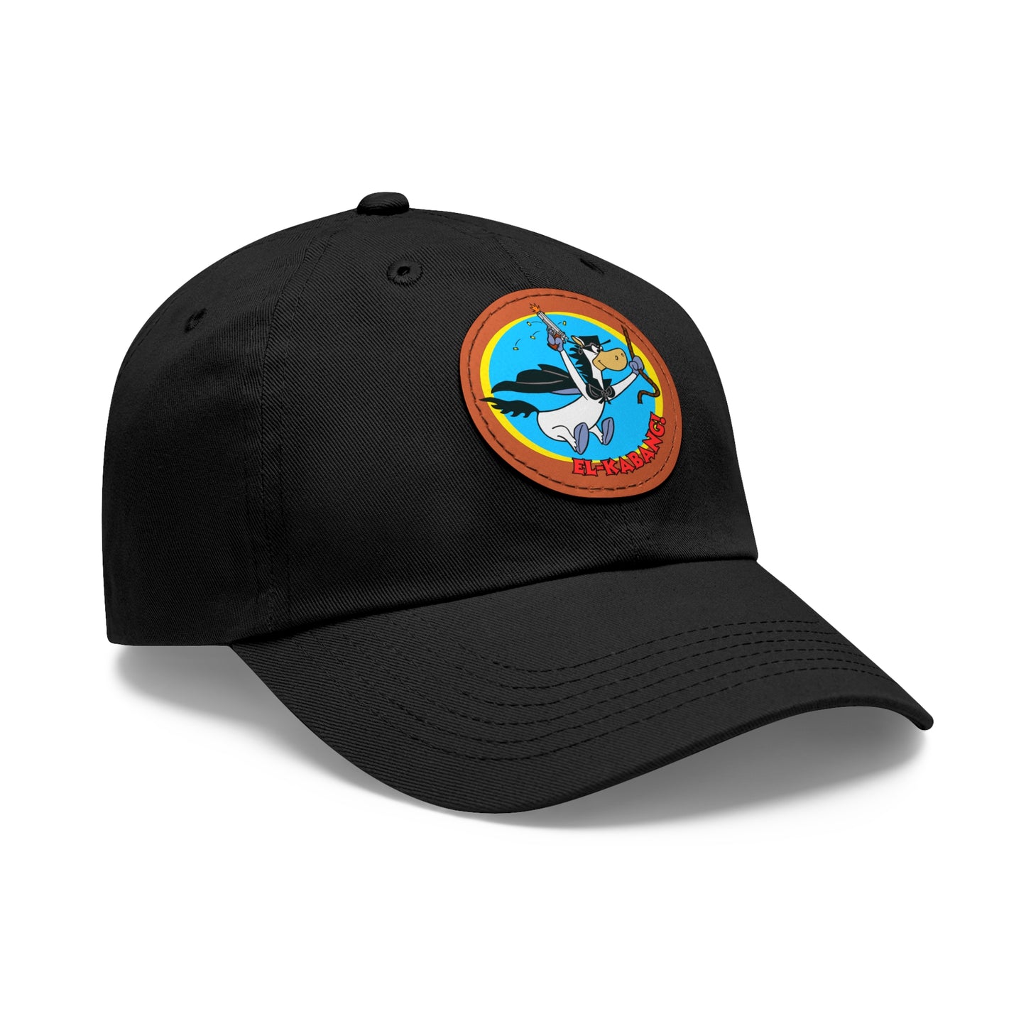 El-Kabang! Dad Hat with Leather Patch (Round)