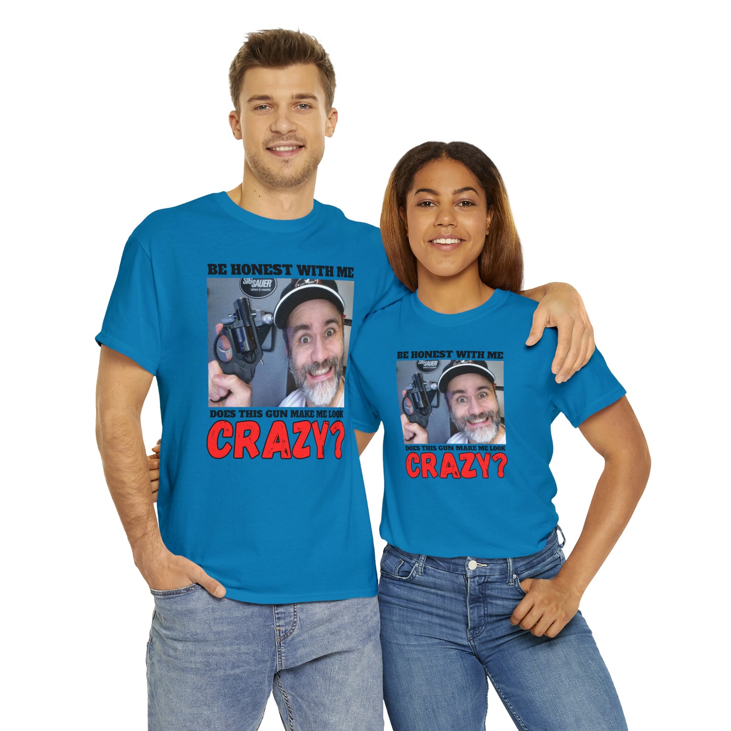 Crazy? Unisex Heavy Cotton Tee