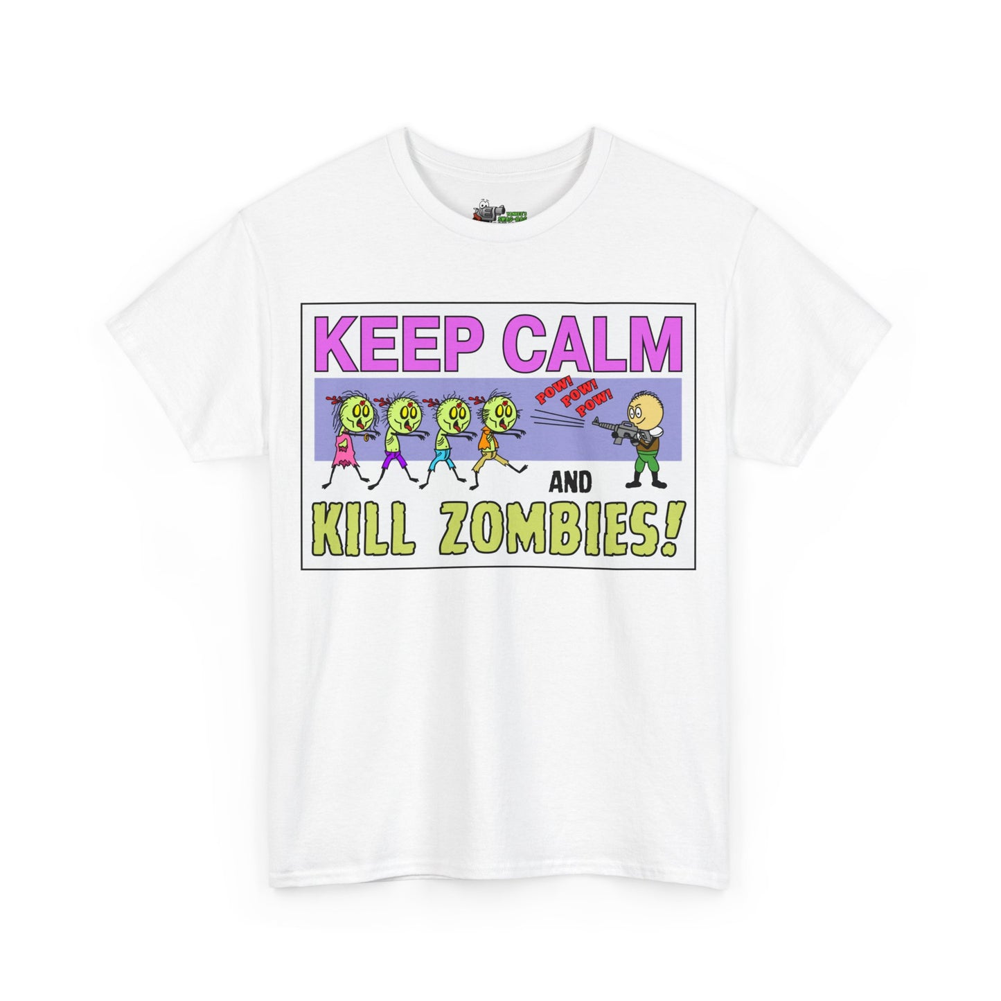 Kill Zombies! Unisex Heavy Cotton Tee