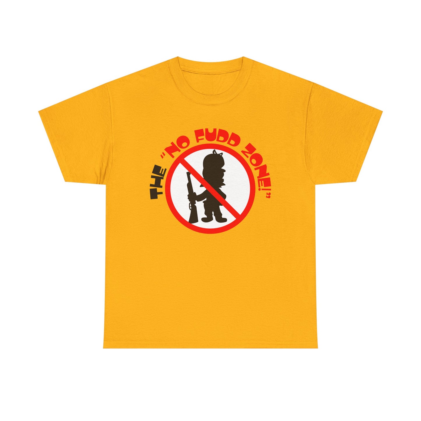 The NO FUDD ZONE! Unisex Heavy Cotton Tee