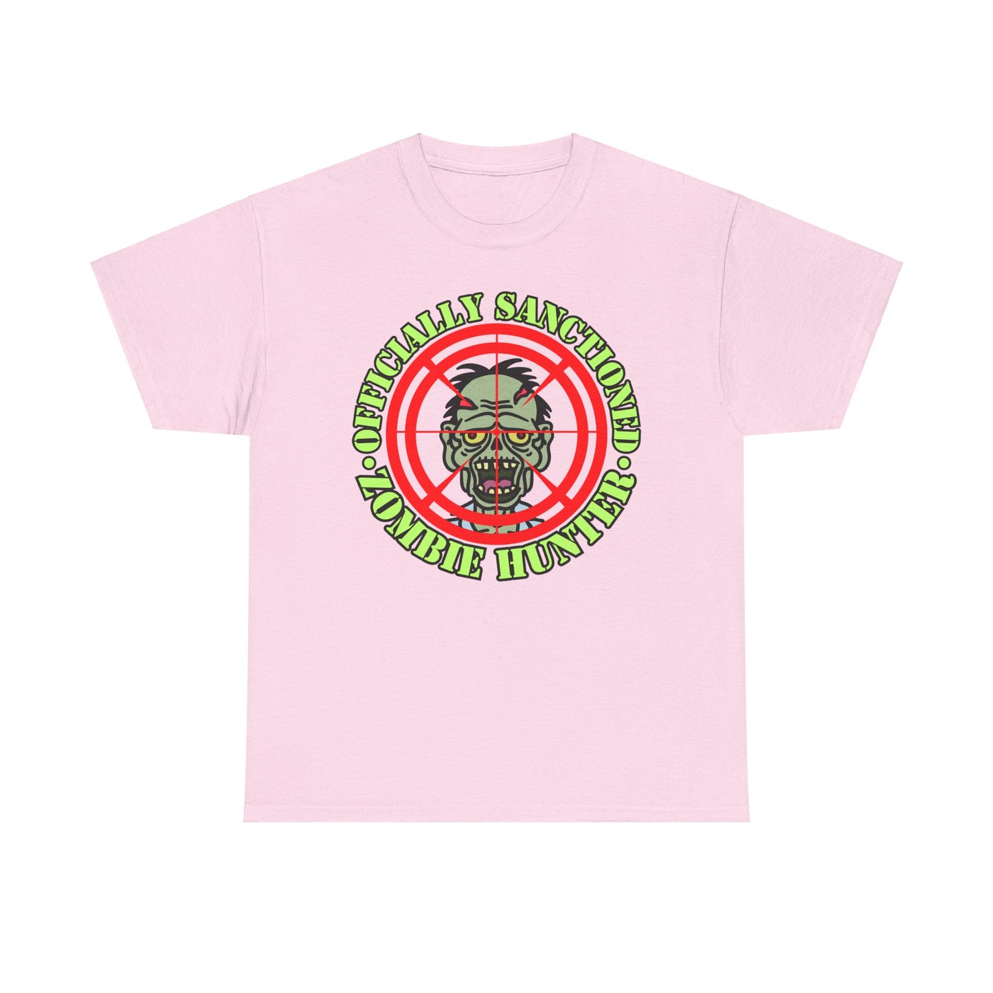 Zombie Hunter Unisex Heavy Cotton Tee