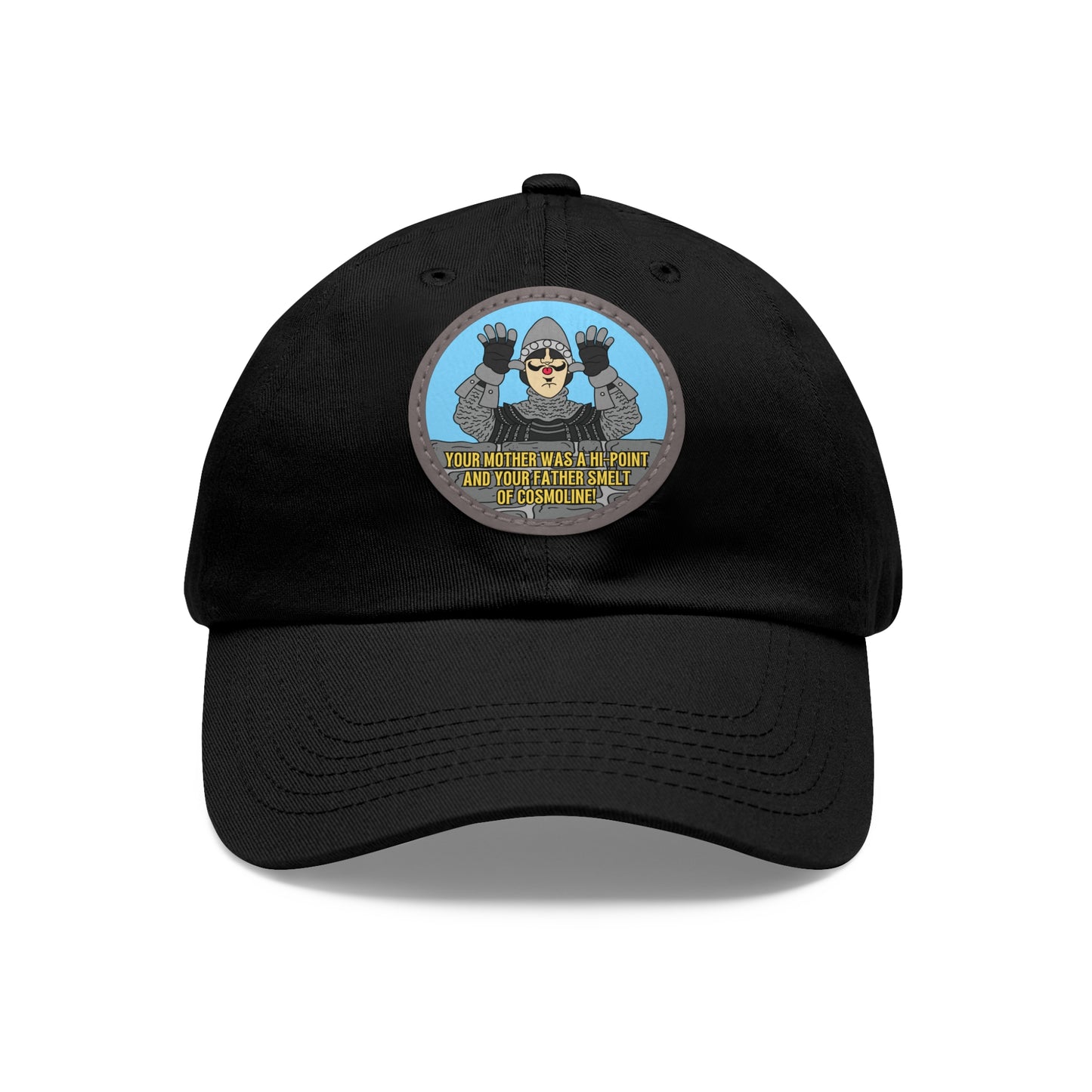 Cosmoline Taunt! Dad Hat with Leather Patch (Round)