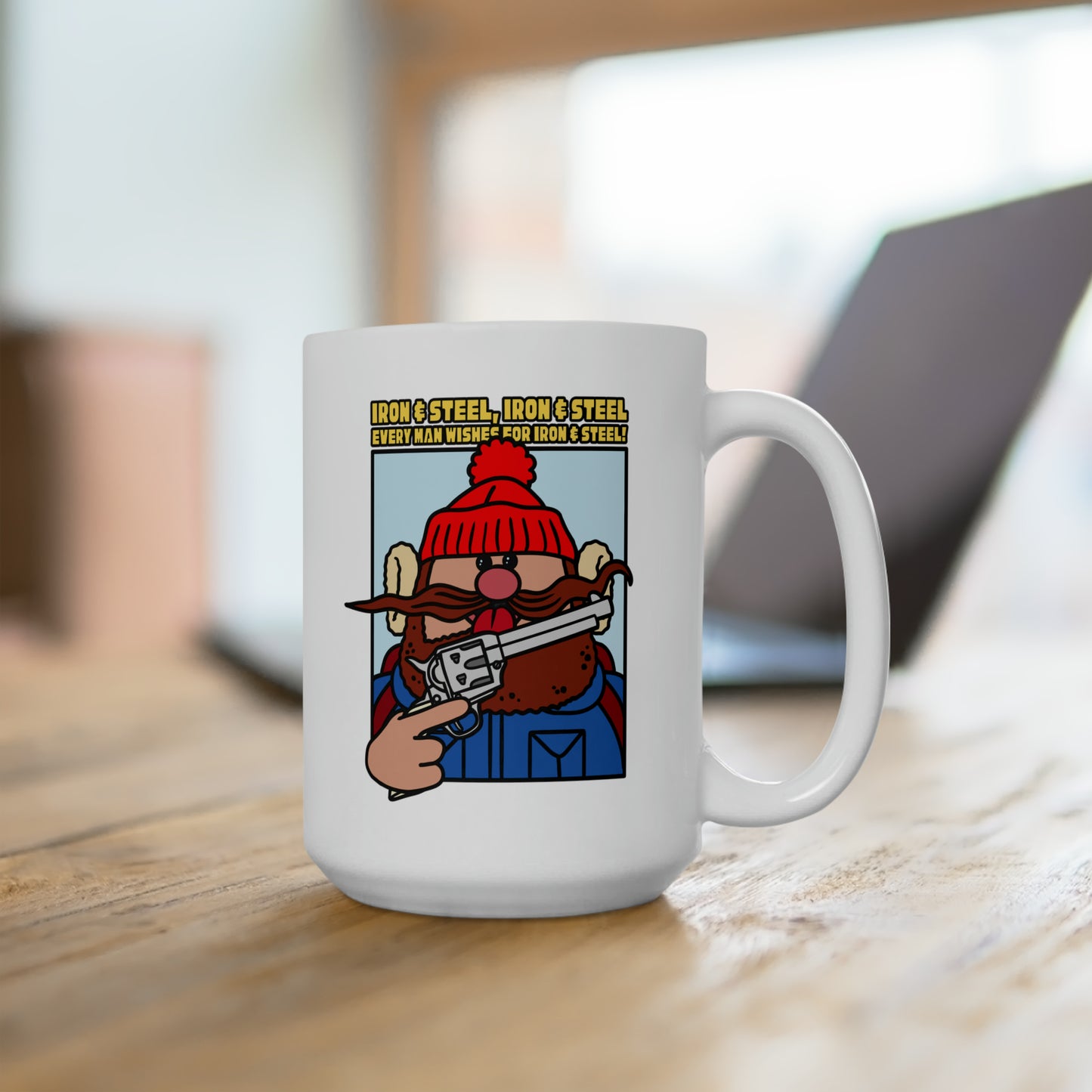 Iron & Steel! Ceramic Mug 15oz