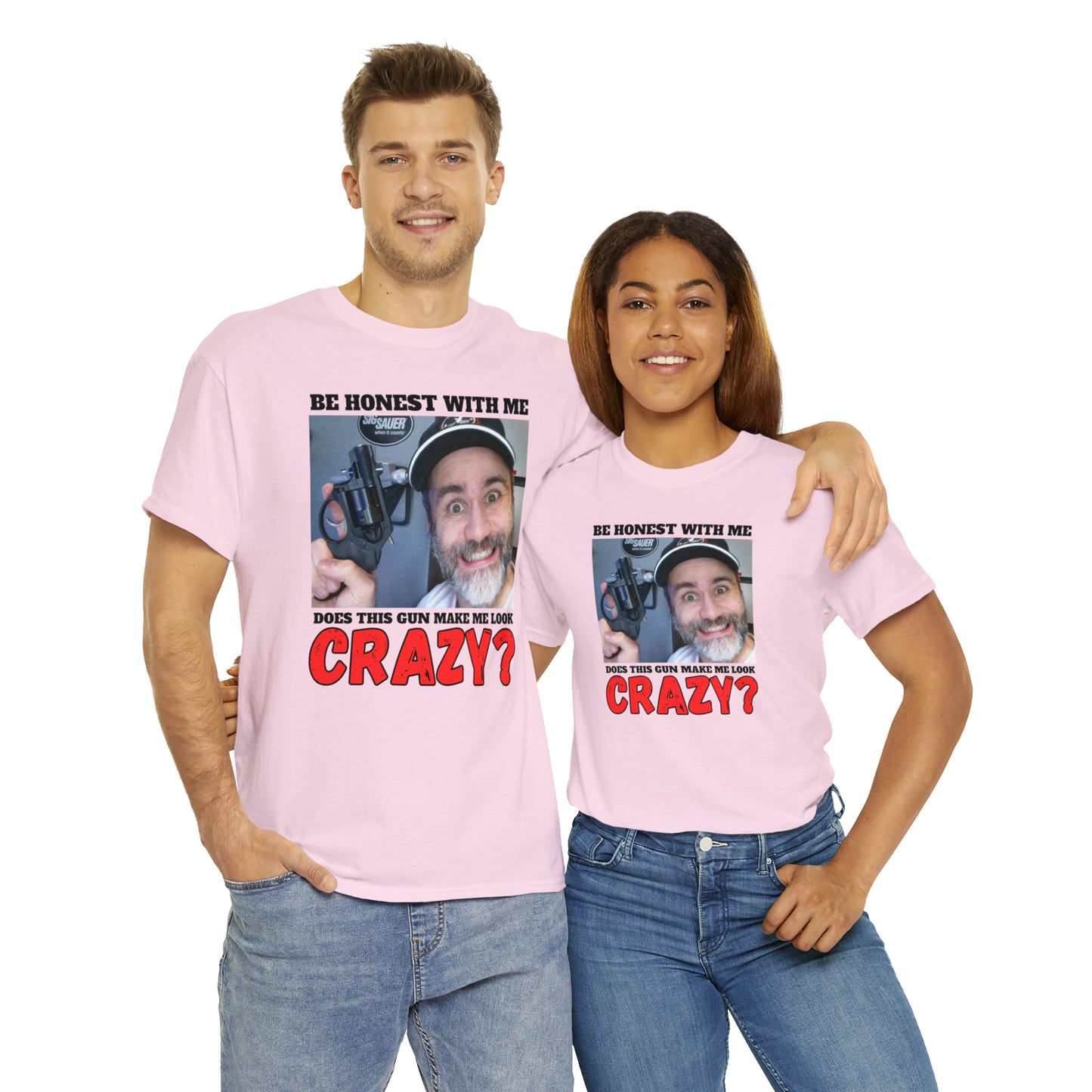 Crazy? Unisex Heavy Cotton Tee