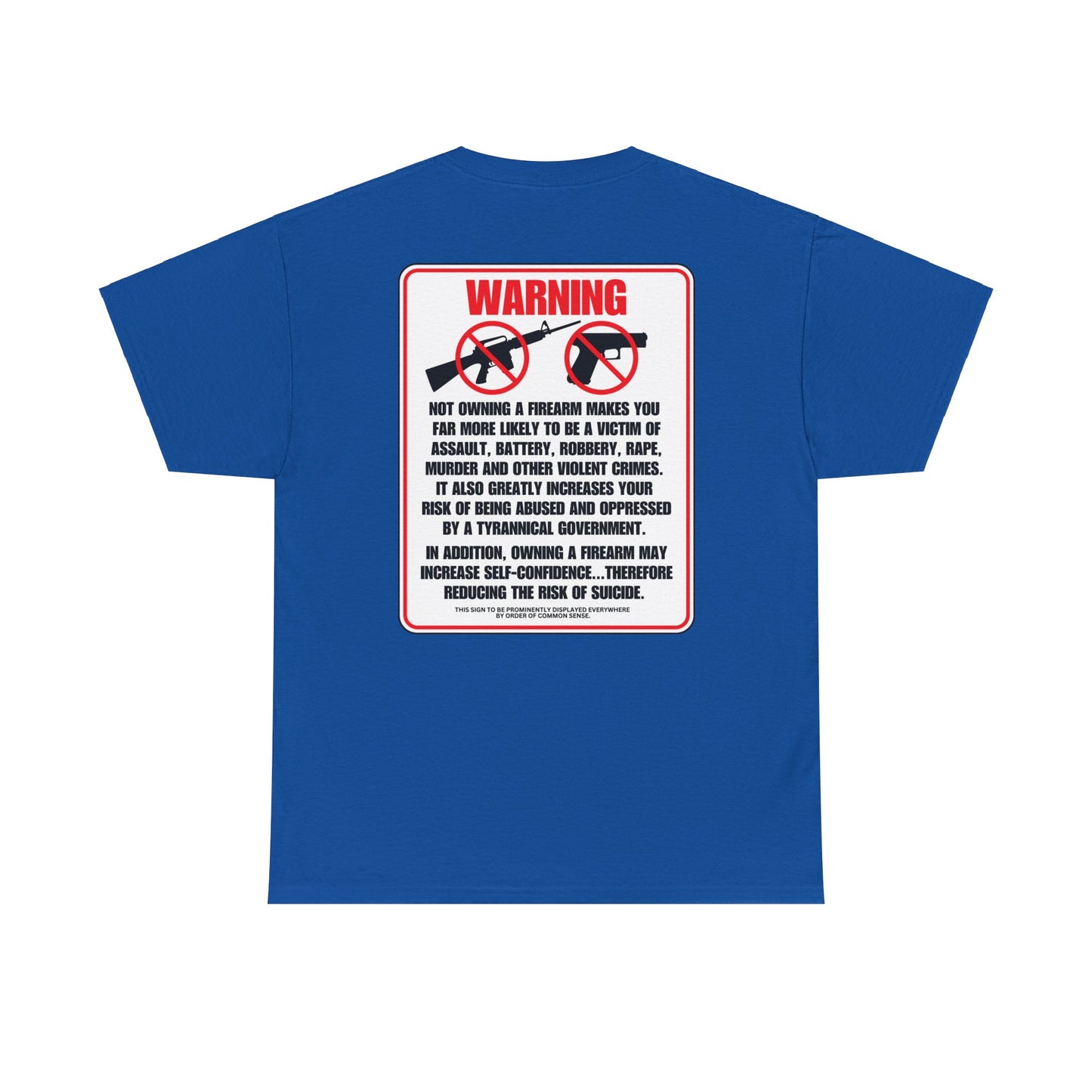 Firearm Safety! Unisex Heavy Cotton Tee