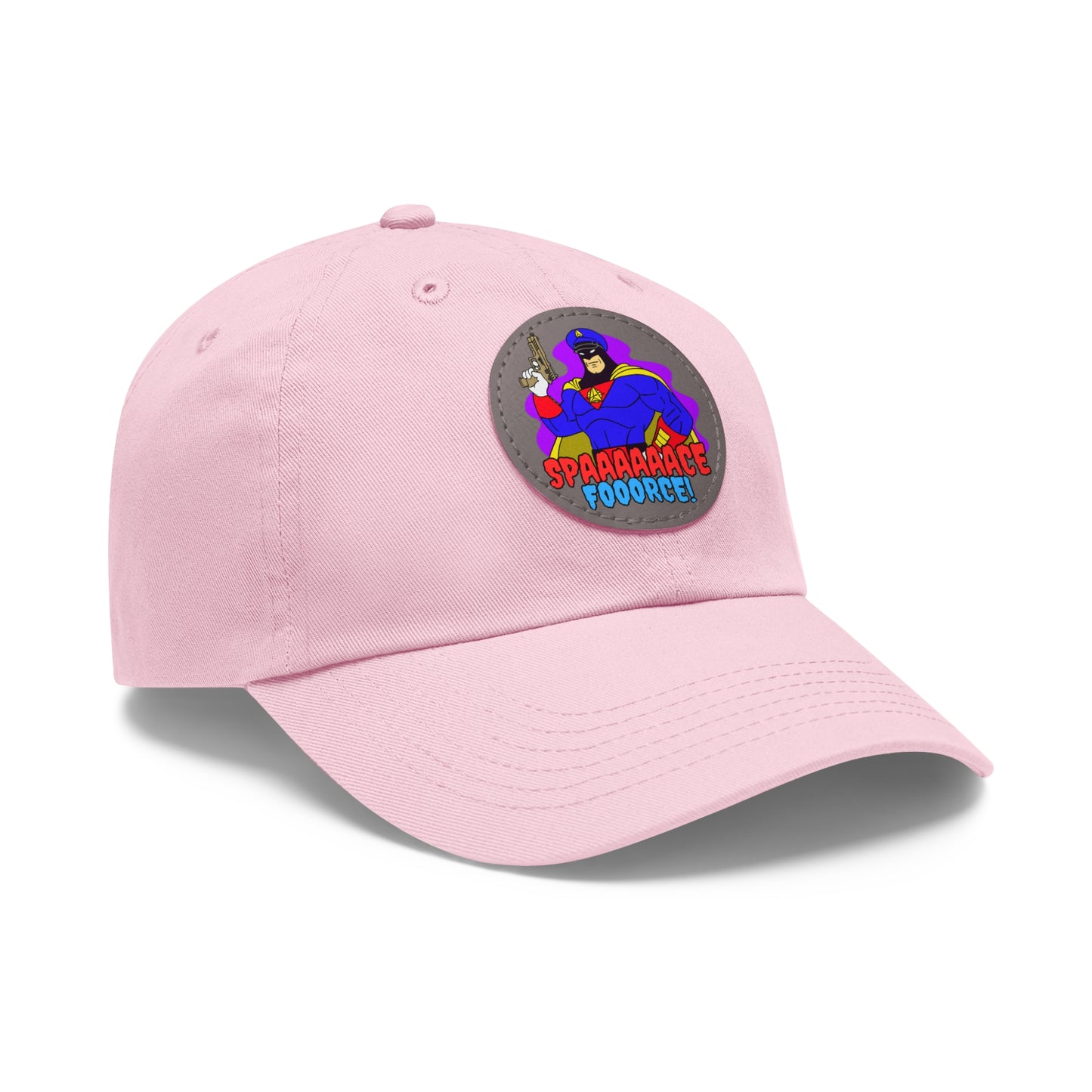 Space Force! Dad Hat with Leather Patch (Round)