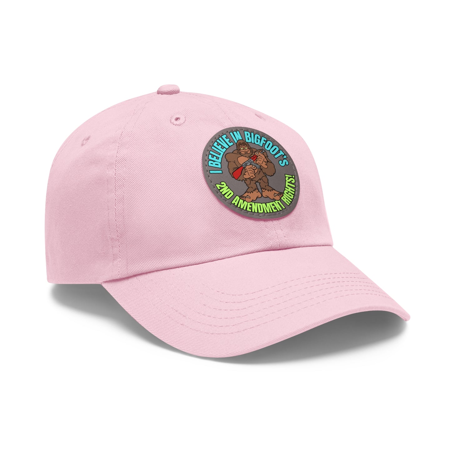 I Believe! Dad Hat with Leather Patch (Round)