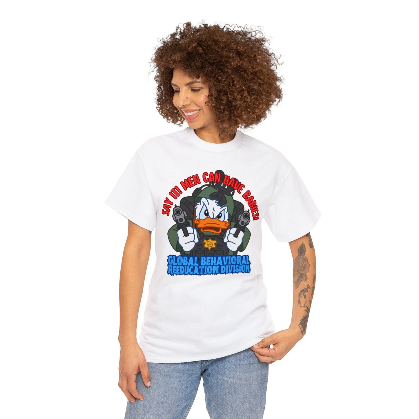 Tacti-Quack Unisex Heavy Cotton Tee!