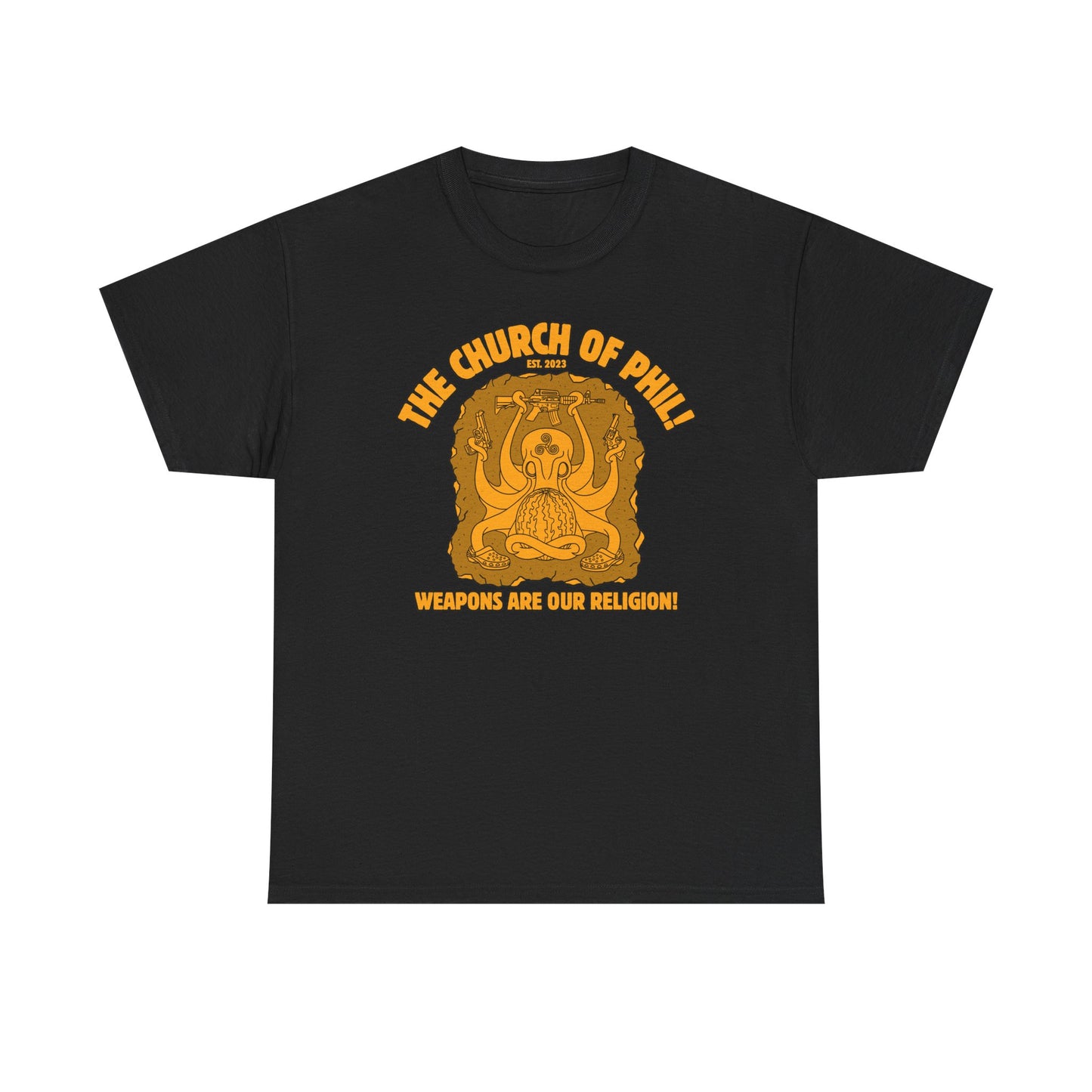 Vintage Style  - Weapons Are Our Religion! Unisex Heavy Cotton Tee