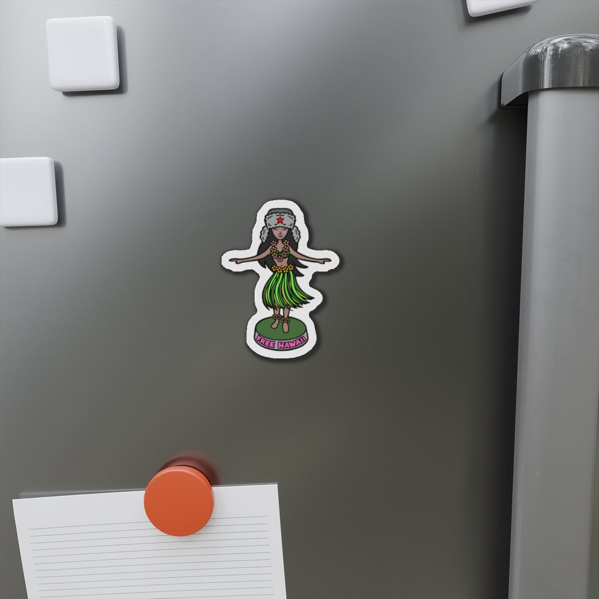 Free Hawaii! Die-Cut Magnets
