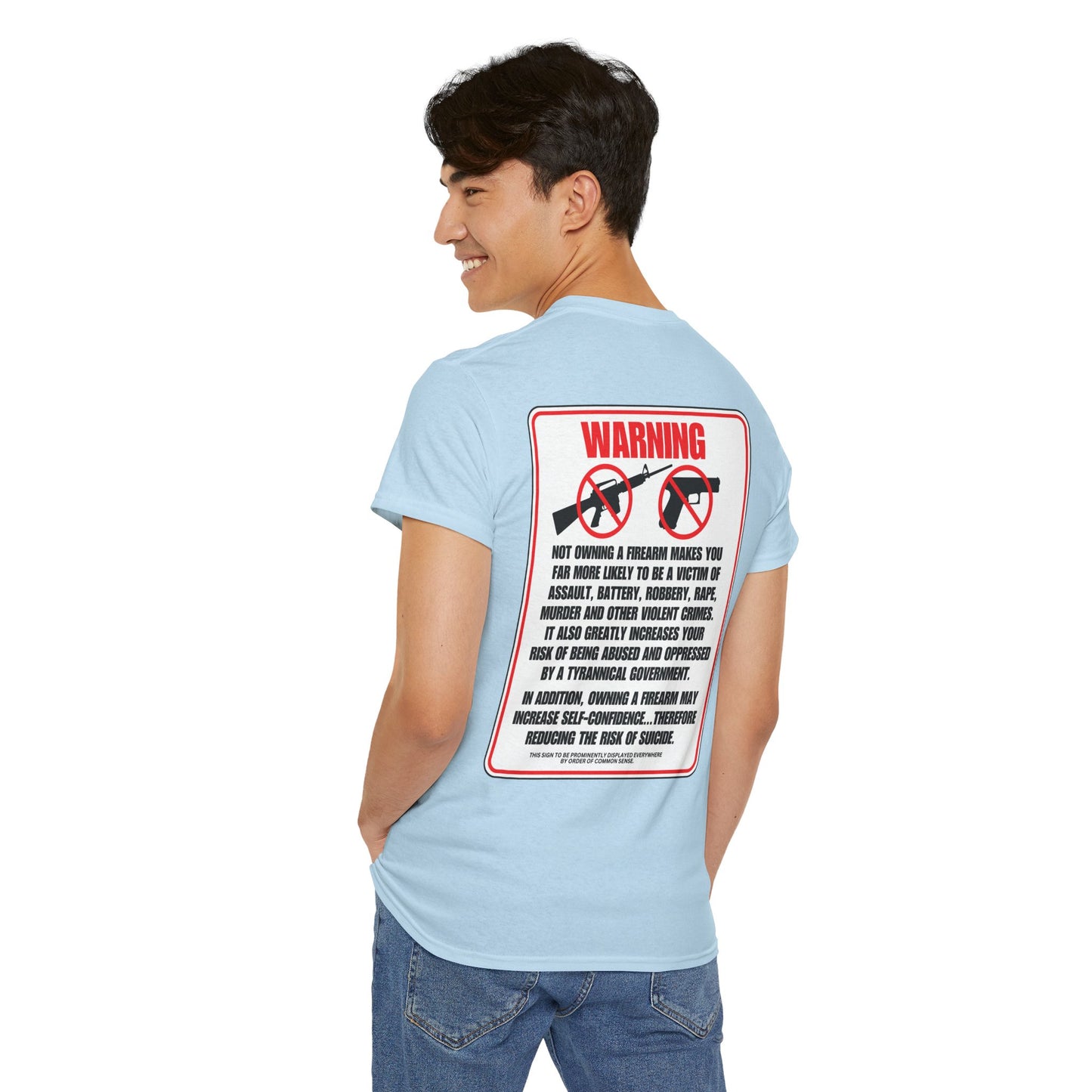 Firearm Safety! Unisex Heavy Cotton Tee