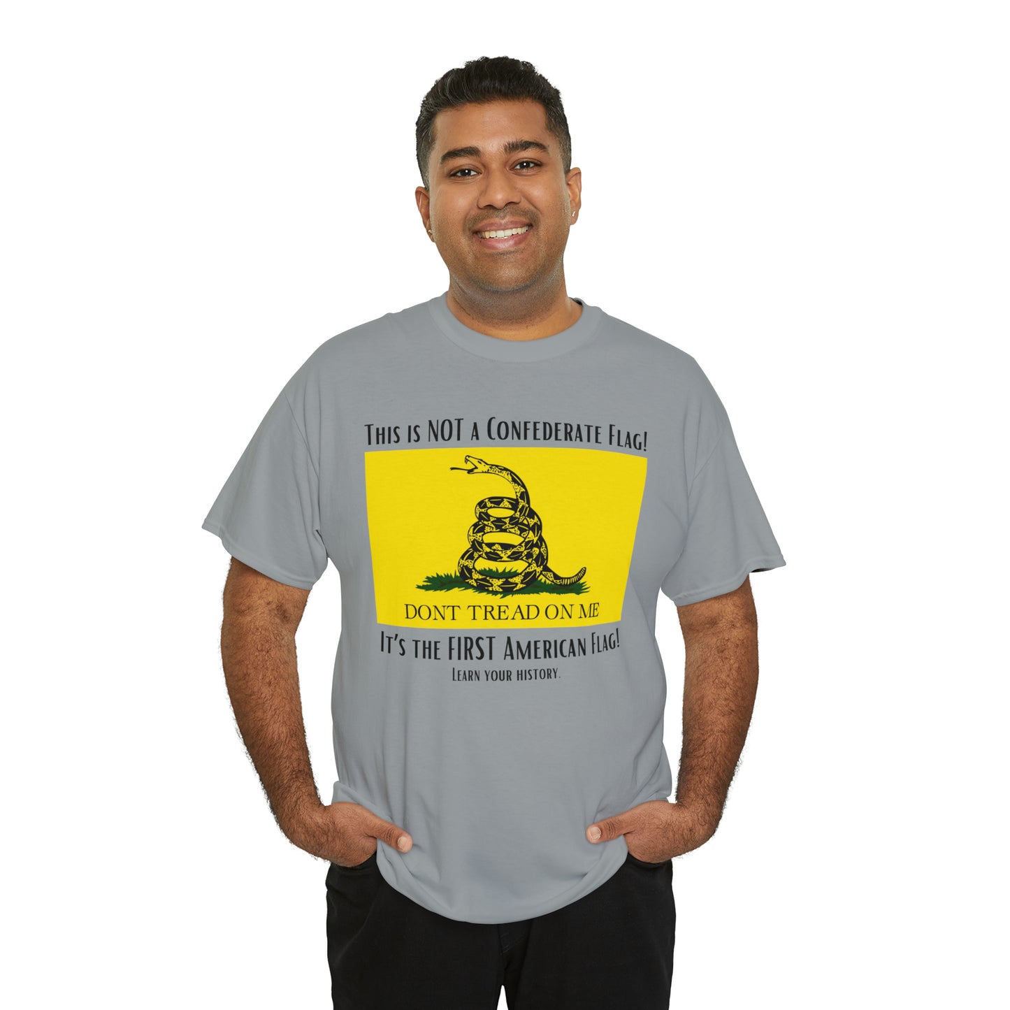 1st American Flag Unisex Heavy Cotton Tee
