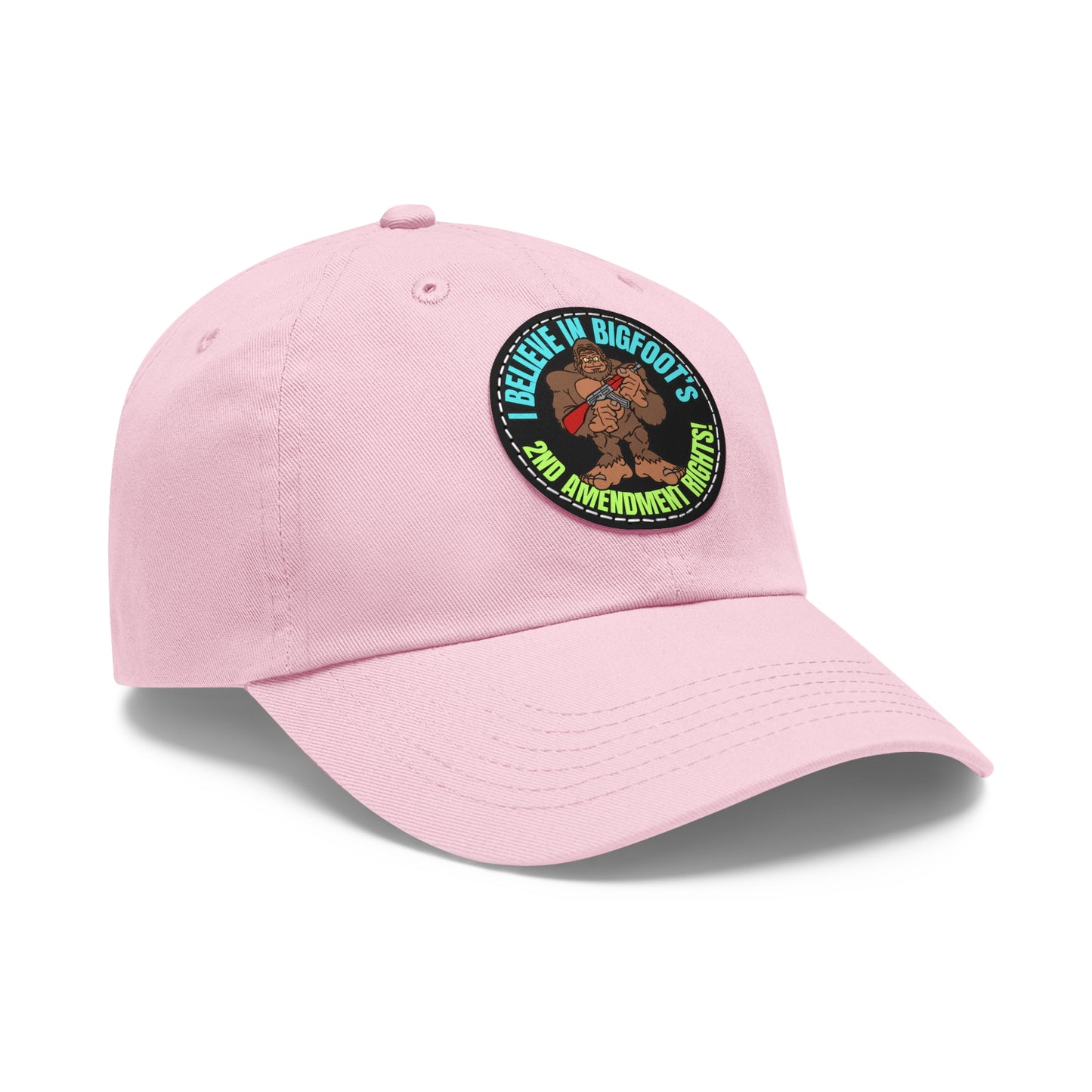 I Believe! Dad Hat with Leather Patch (Round)