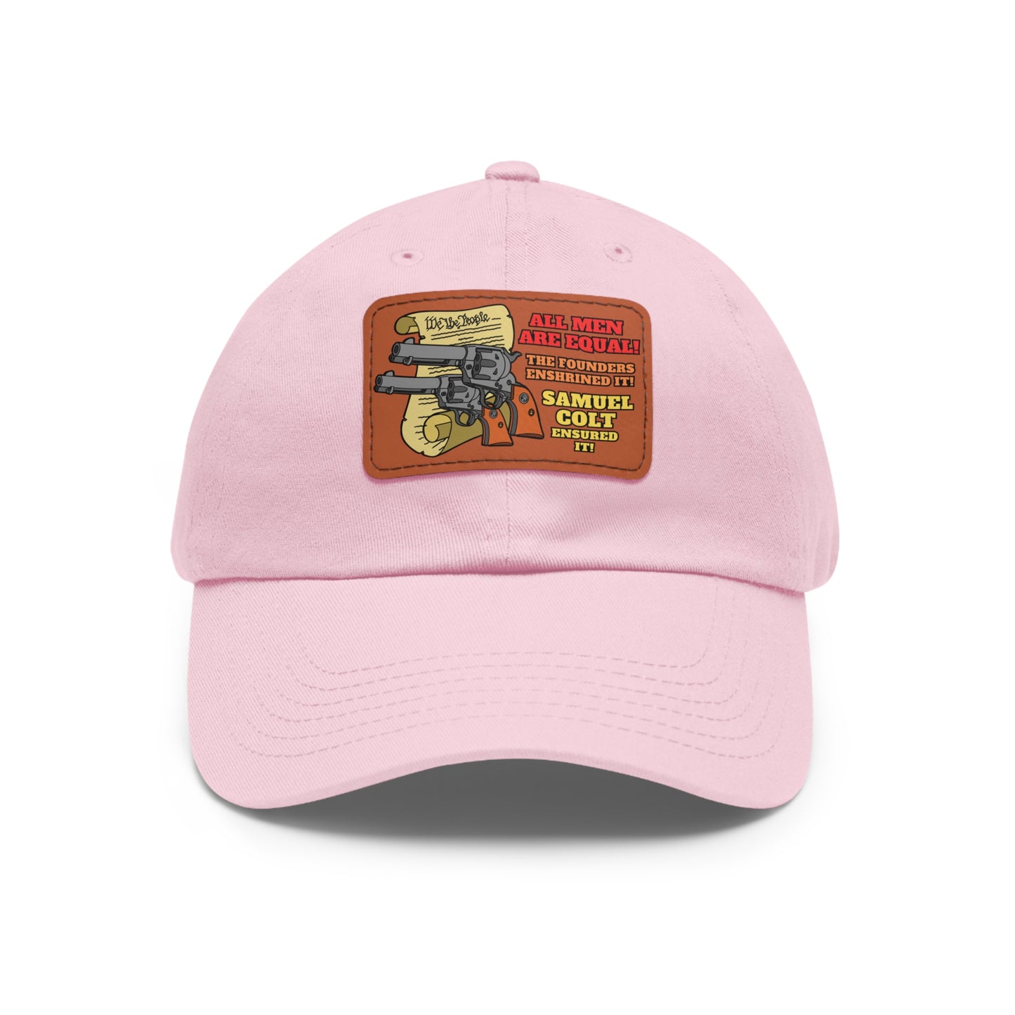 Equalizers! Dad Hat with Leather Patch (Rectangle)