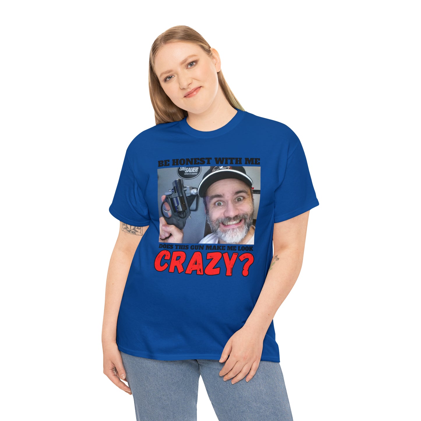 Crazy? Unisex Heavy Cotton Tee