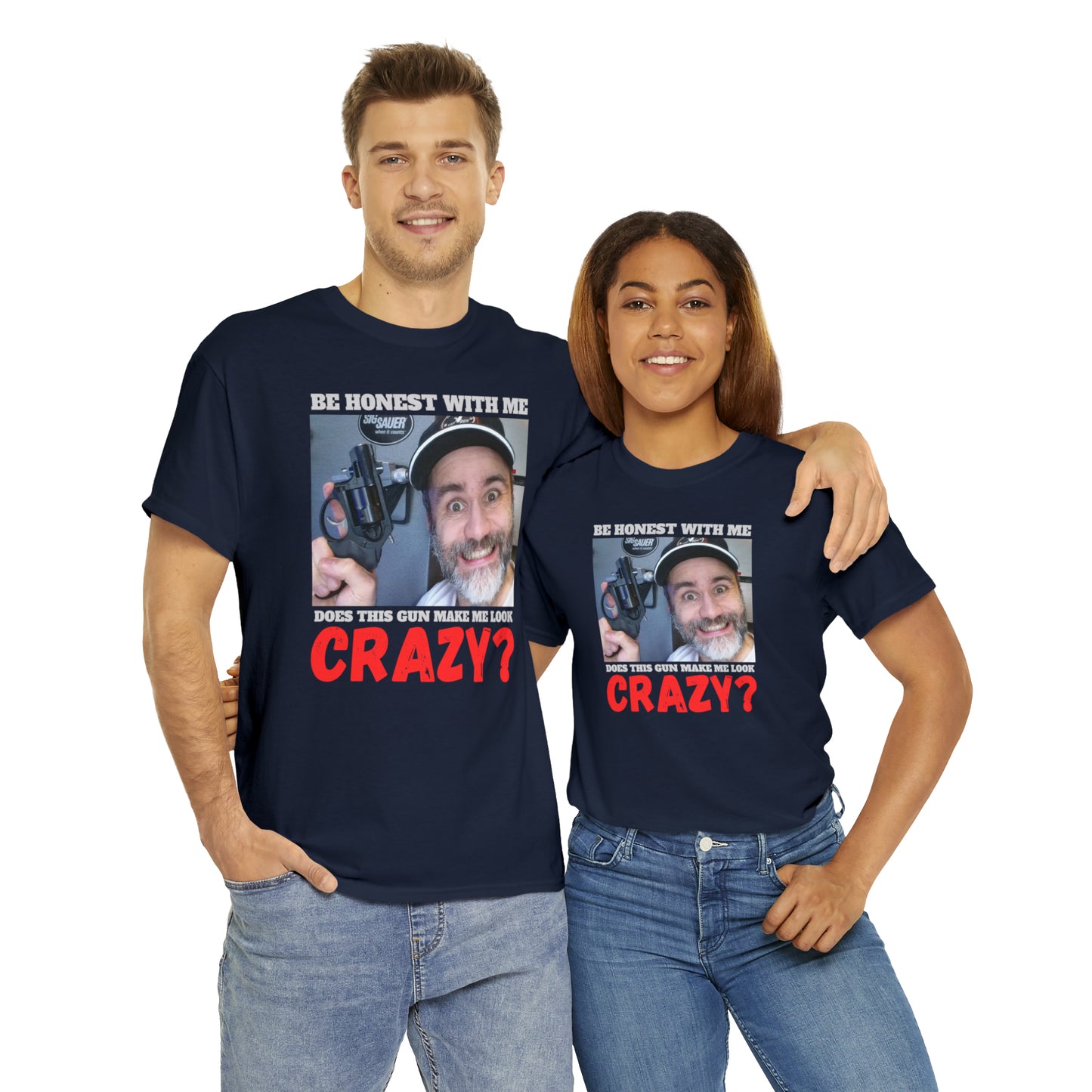 Crazy? Unisex Heavy Cotton Tee