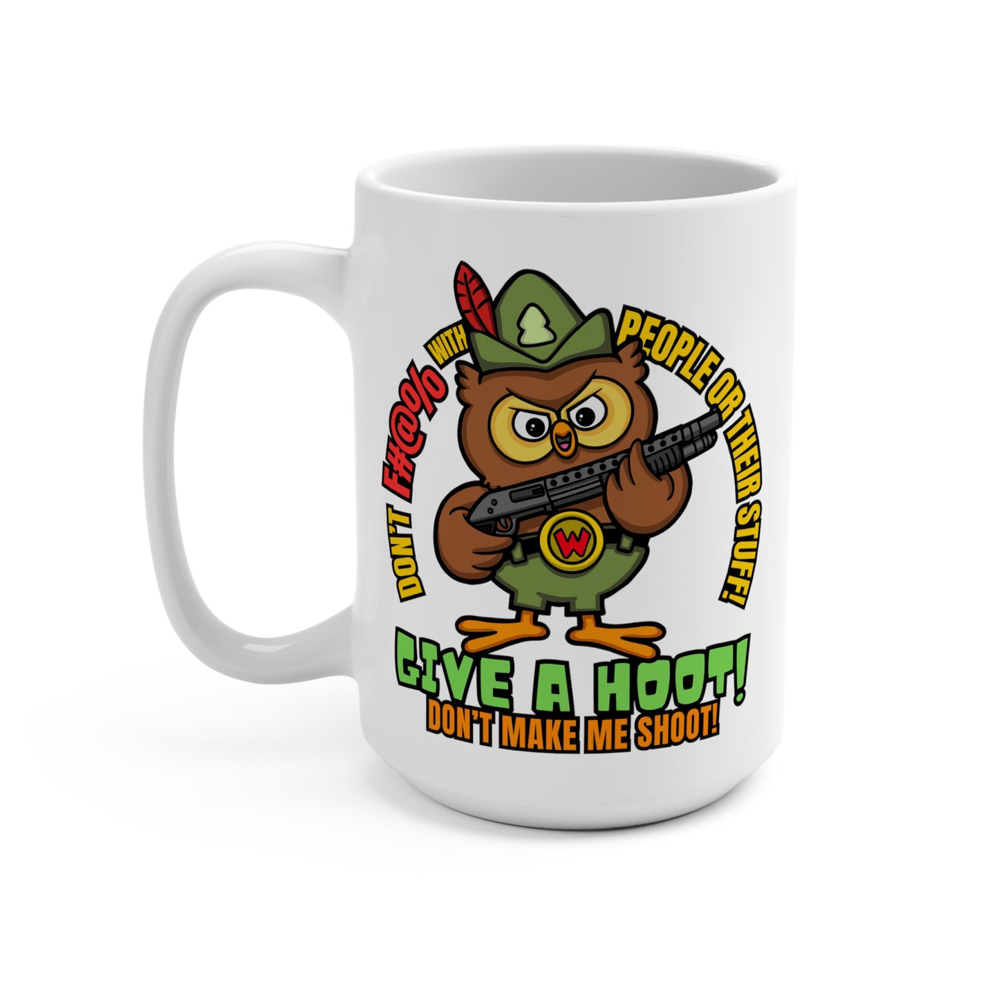 Give a Hoot! Mug 15oz