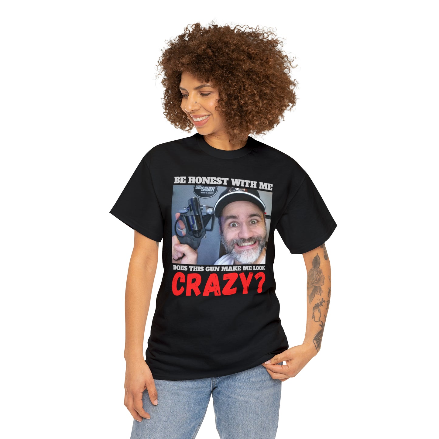 Crazy? Unisex Heavy Cotton Tee