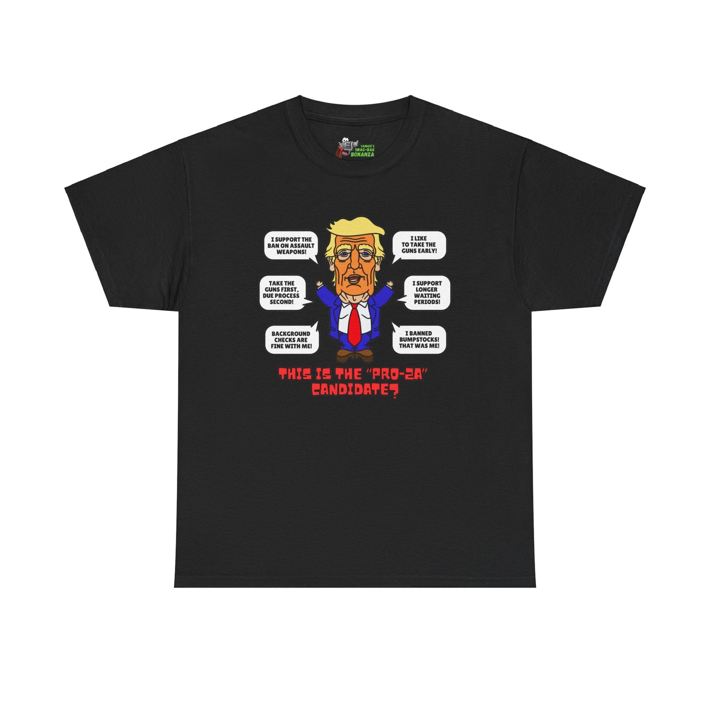 Trump on Guns! Unisex Heavy Cotton Tee
