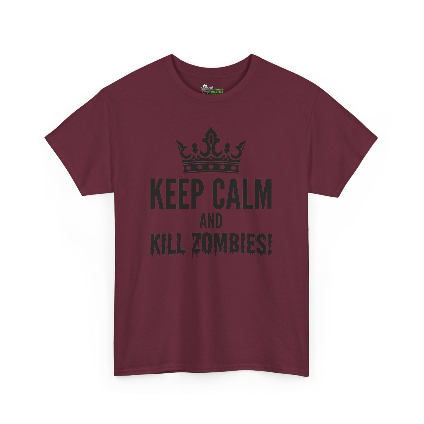 Keep Calm & Kill Zombies! Unisex Heavy Cotton Tee