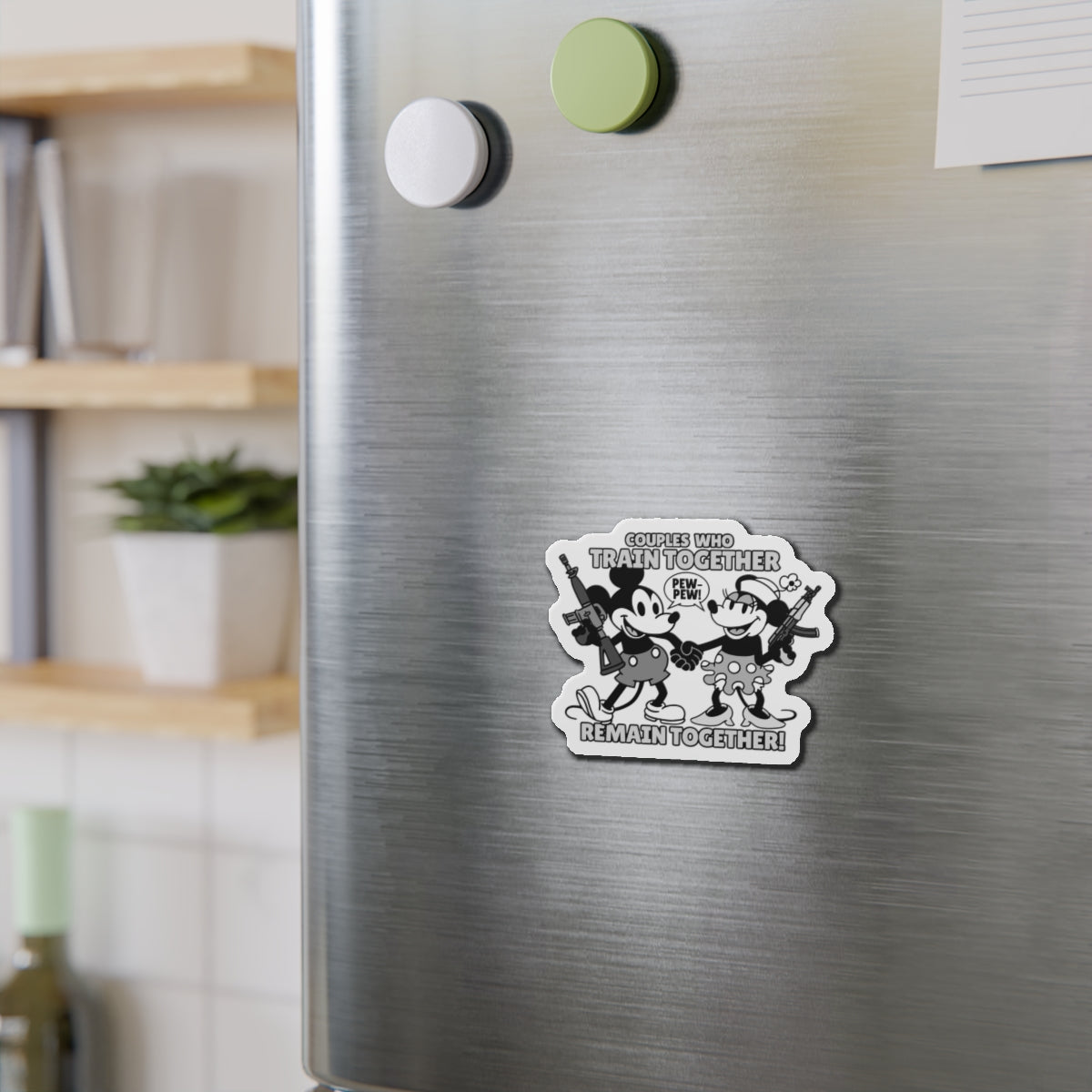 Couple's Therapy! Die-Cut Magnets
